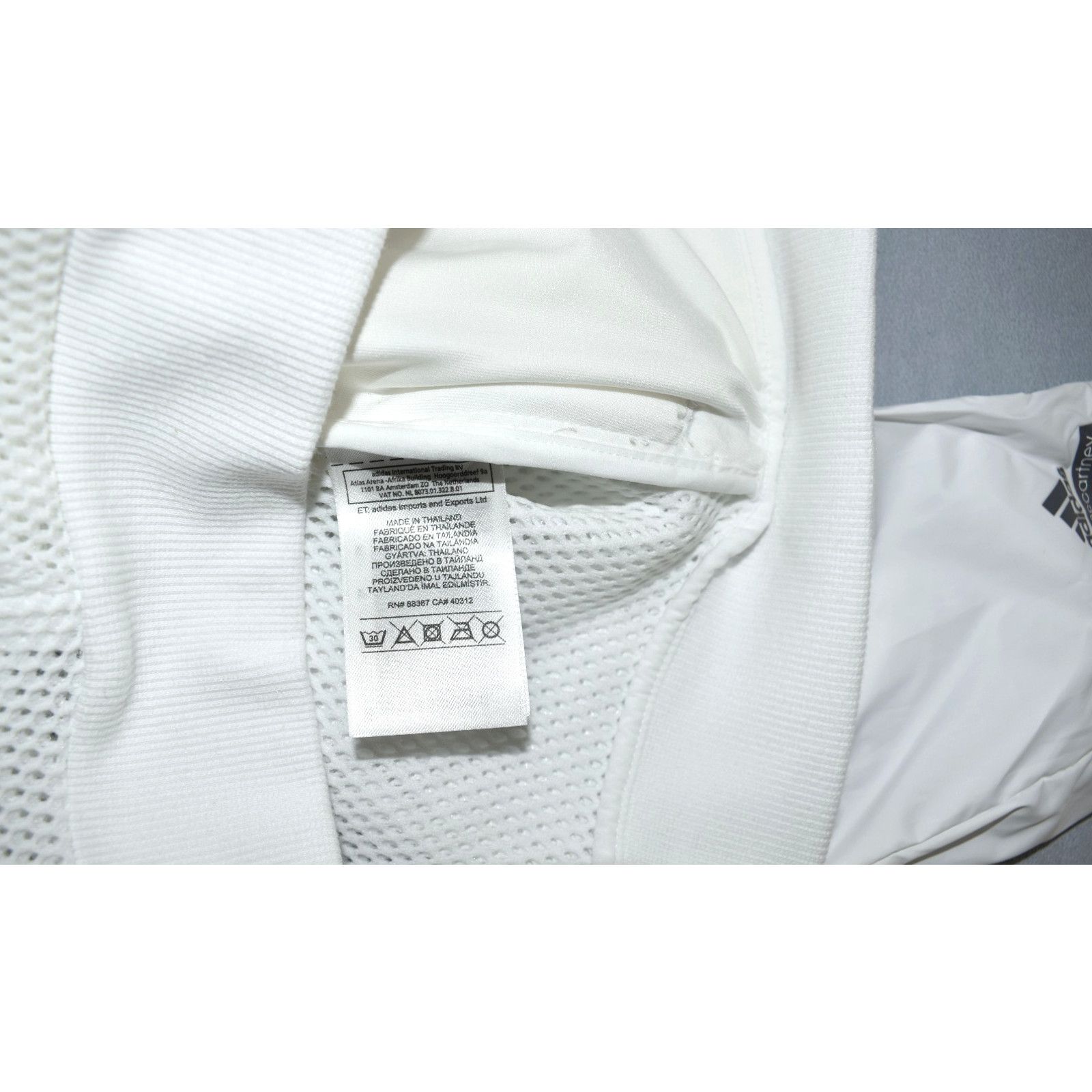 Adidas NEW ADIDAS X STELLA McCARTNEY White Mash Bomber Jacket Sz M Size M / US 6-8 / IT 42-44 - 8 Thumbnail