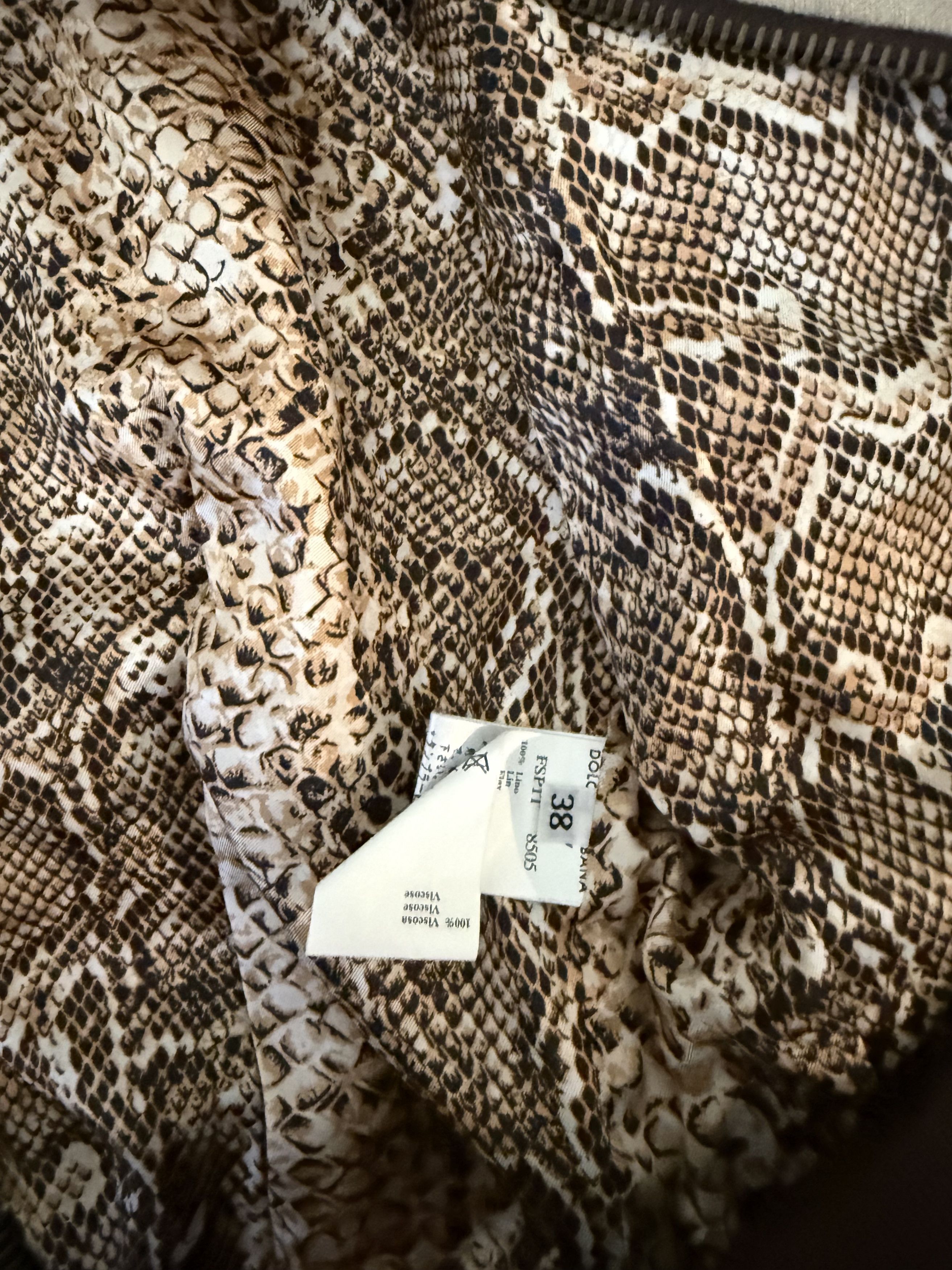 Dolce & Gabbana SS2003 Dolce & Gabbana Cargo Hunter Linen Jacket Size XS / US 0-2 / IT 36-38 - 5 Thumbnail