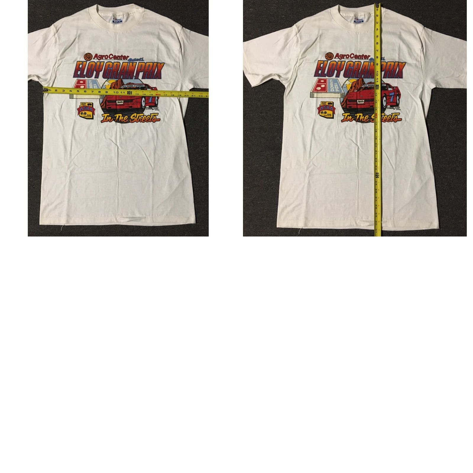 Vintage VINTAGE Eloy Gran Prix Dominos Pizza Budweiser Racing Shirt L White Mens Short Sleeve 1980s 80s Grunge NASCAR Corvette Race Car USA Arizona ASRA Promo Size US L / EU 52-54 / 3 - 8 Thumbnail