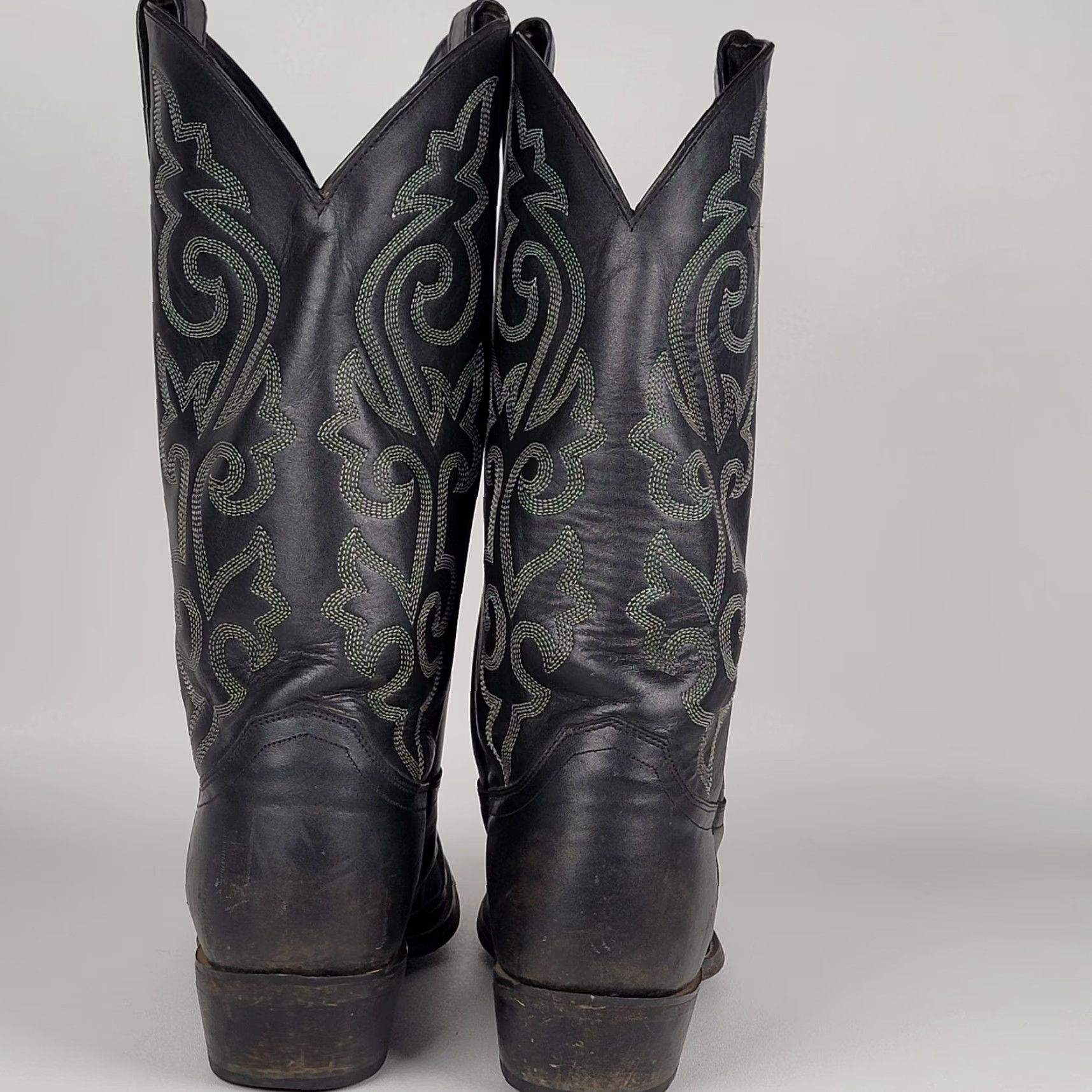 Justin Boots Justin Boots Mens Boot Western Cowboy Black London Calf 1409 Sz 12 D Size US 12 / EU 45 - 7 Thumbnail