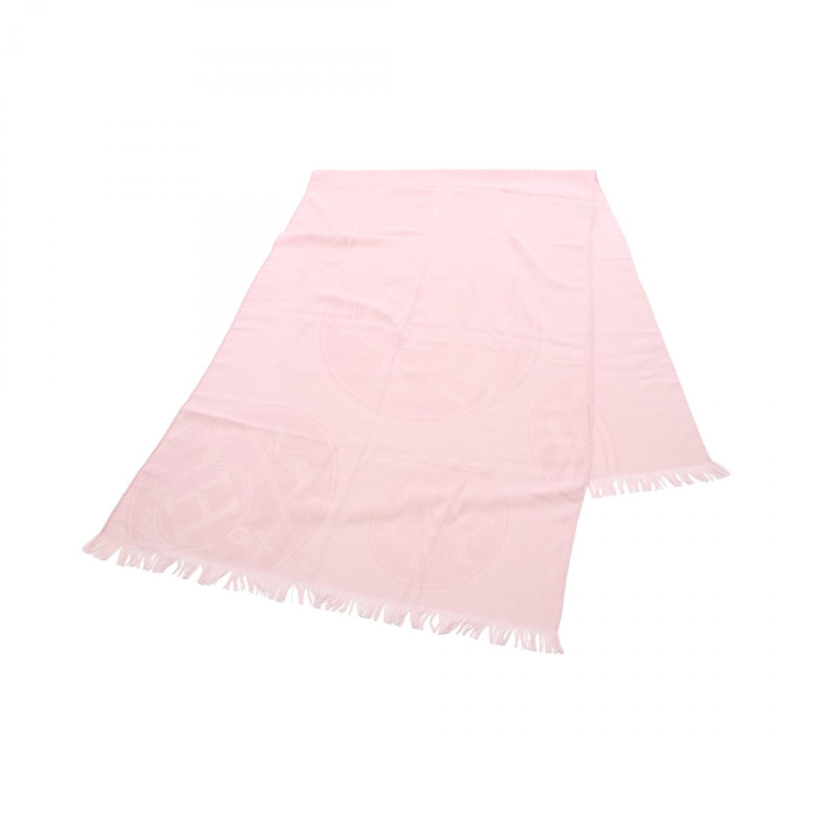 Hermes Hermes Hermes New Libris Silk Cashmere Stole Textile Shawl DUTY FREE for USA Size ONE SIZE - 1 Thumbnail