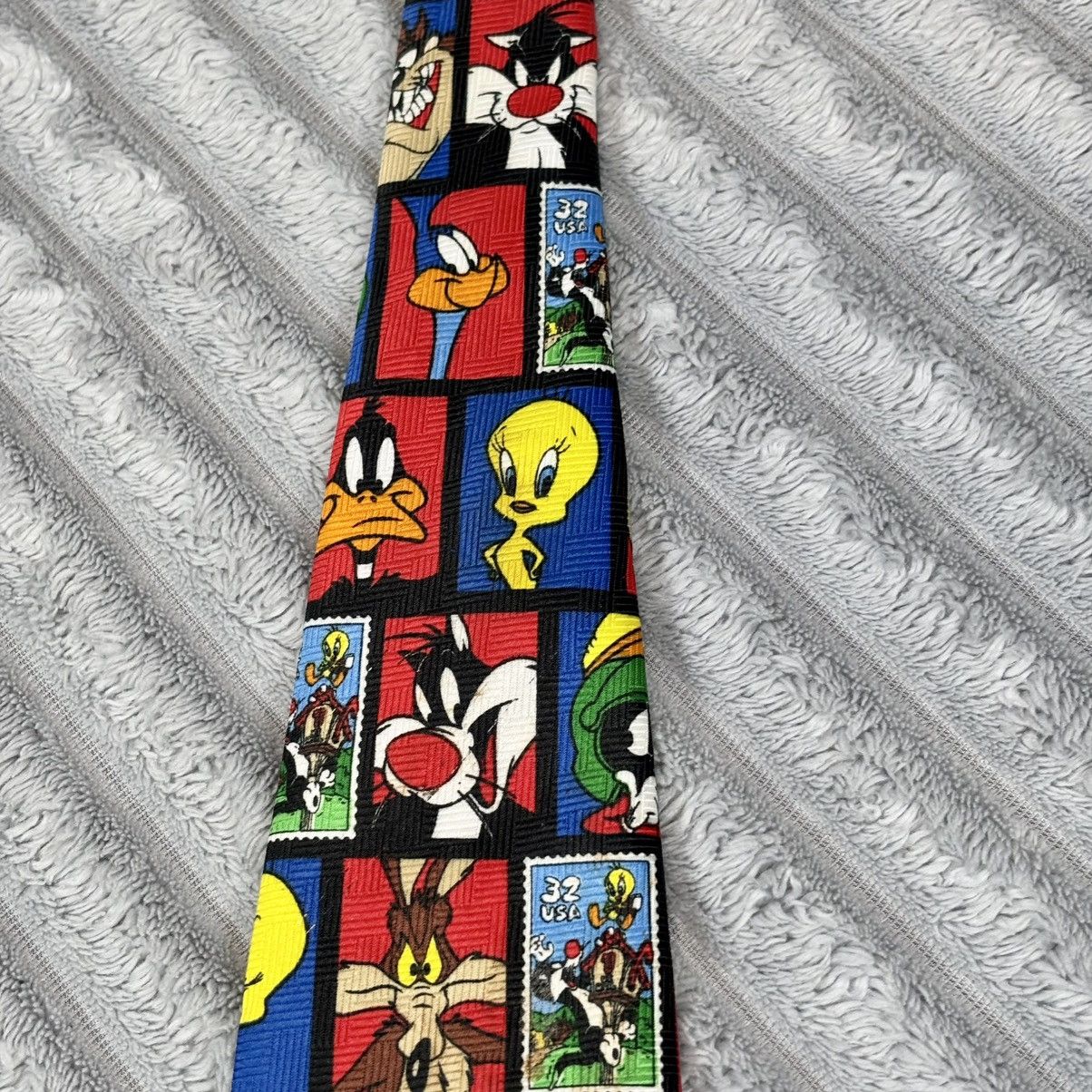 Other Looney Tunes Tie Stamp Collection retro VTG 1997 Size ONE SIZE - 7 Thumbnail