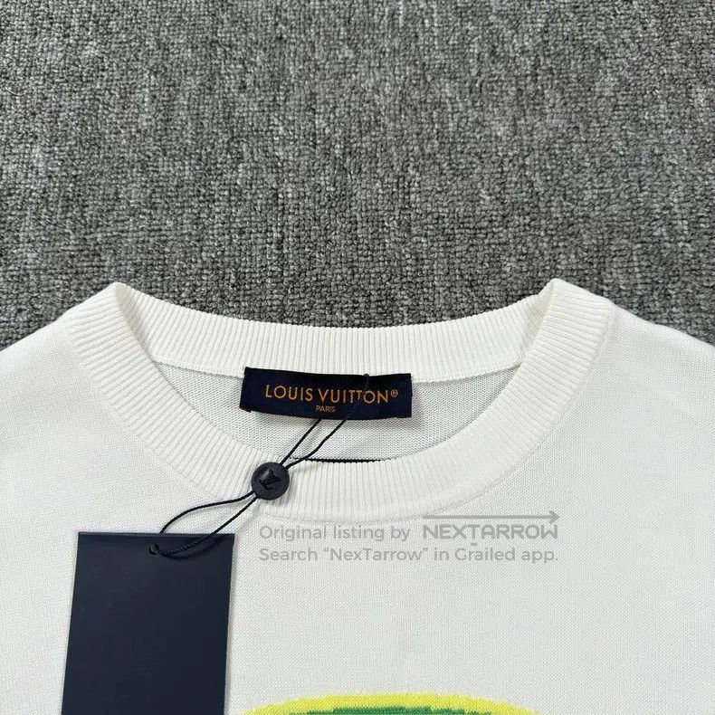 Louis Vuitton Louis Vuitton White flame slogan short sleeve Size US S / EU 44-46 / 1 - 2 Thumbnail