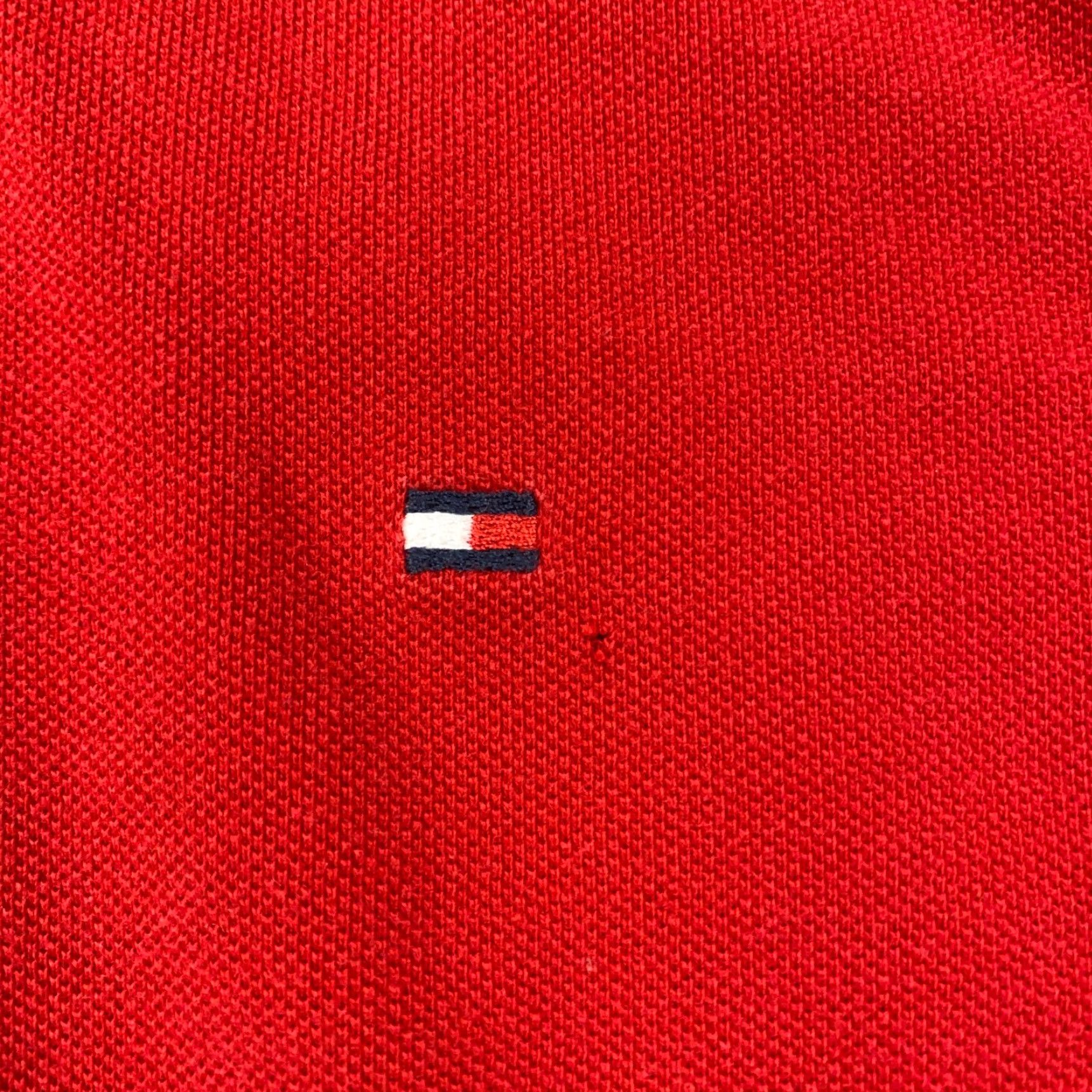Tommy Hilfiger VINTAGE Tommy Hilfiger Polo Shirt Mens Large Red Striped Collared Cotton Nautical Size US L / EU 52-54 / 3 - 2 Thumbnail