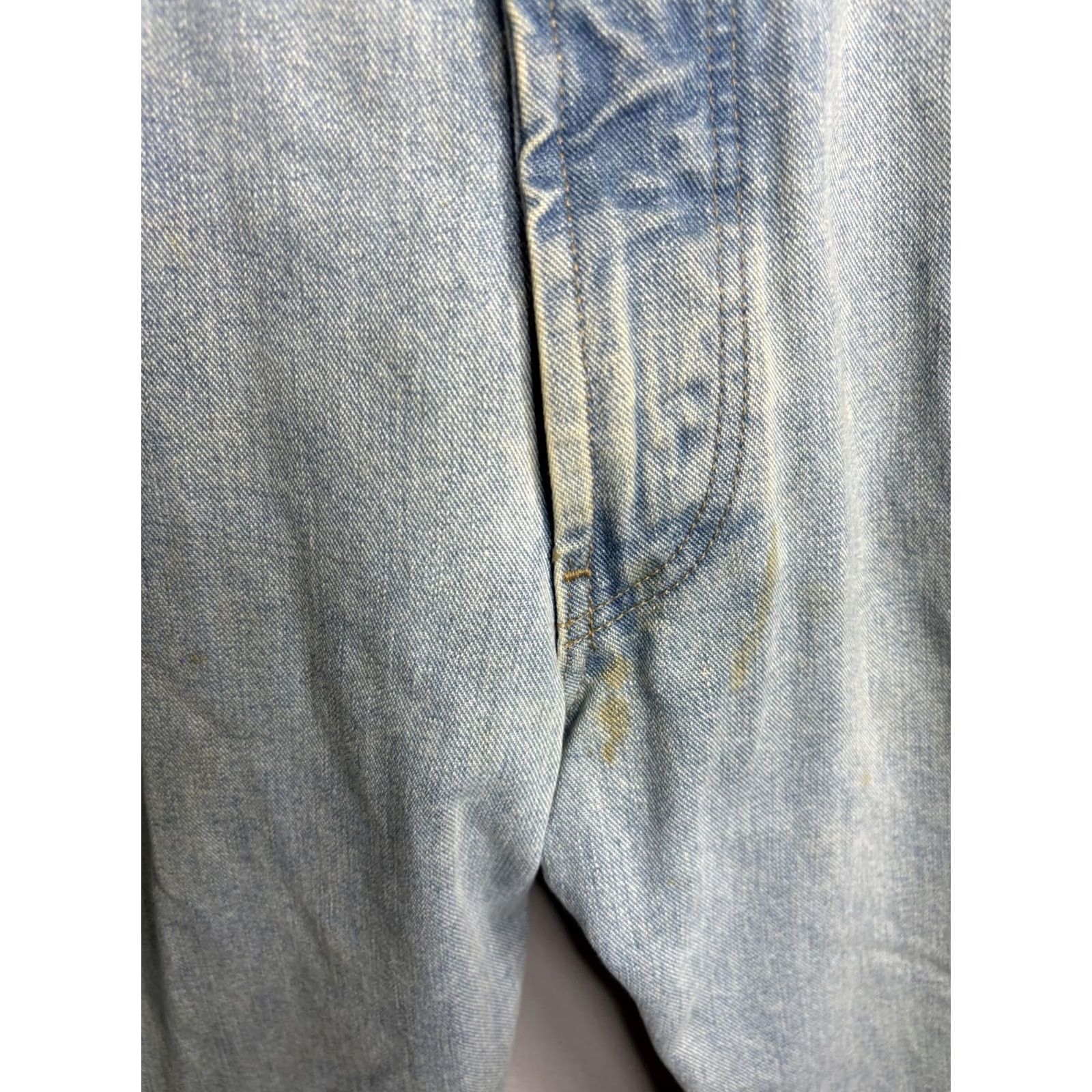 Ermenegildo Zegna Ermenegildo Zegna Jeans Mens 35 Light Wash Denim Designer Casual Made in Italy Size US 35 - 5 Thumbnail