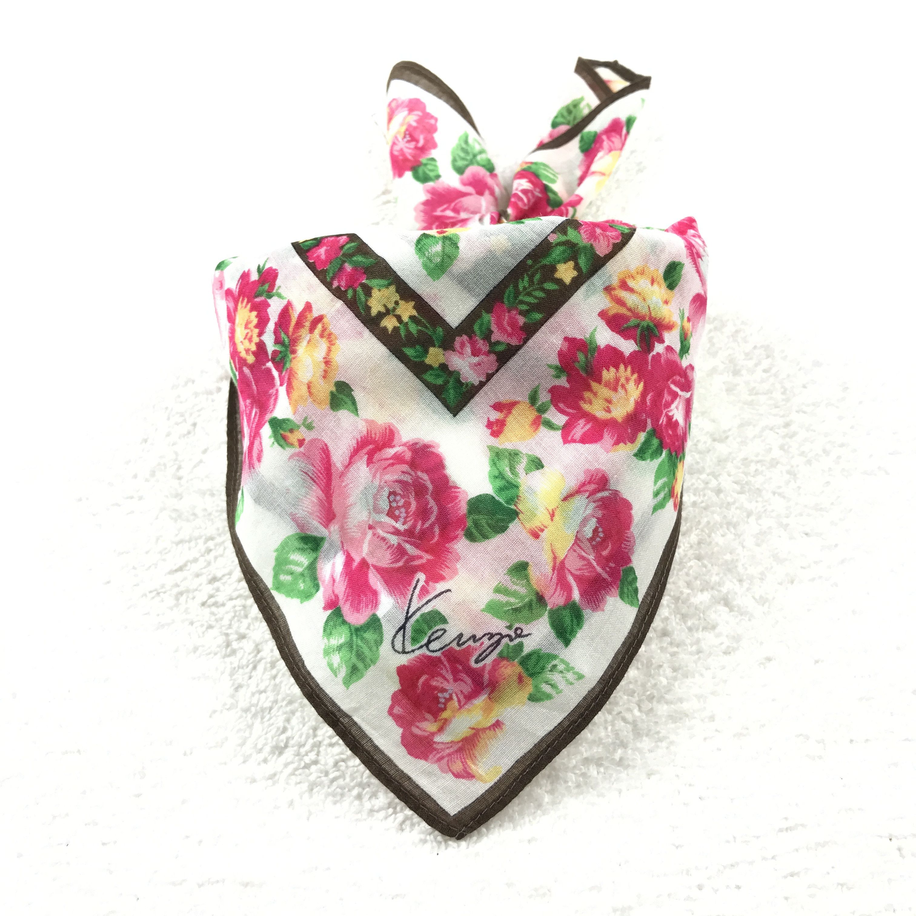 Japanese Brand × Kenzo × Vintage Vintage Kenzo Bandana Neckerchief Handkerchief Size ONE SIZE - 4 Thumbnail