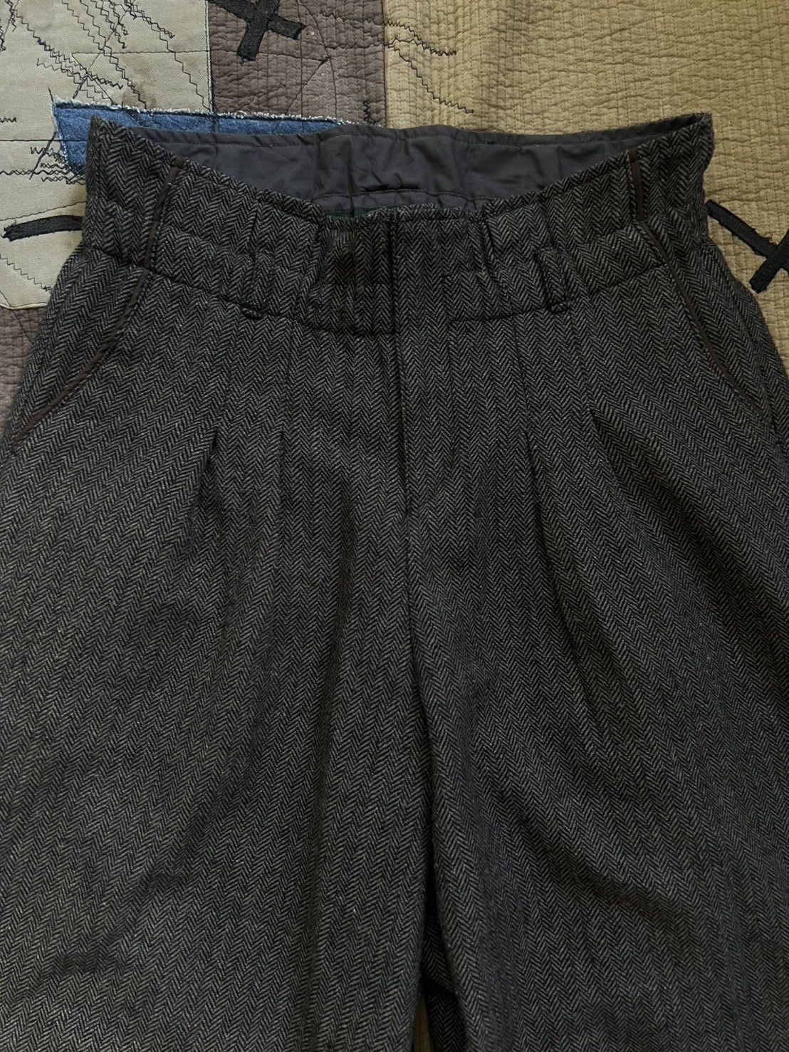 Vintage Vintage 80-90s Wool Short Pants Size US 32 / EU 48 - 2 Thumbnail