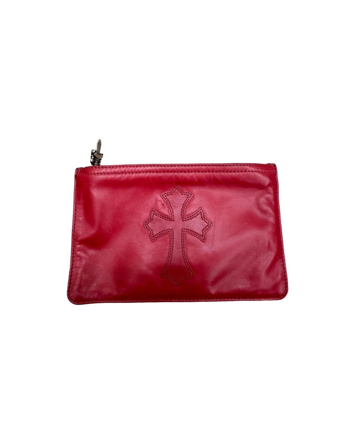 Chrome Hearts Red Cross patch pouch wallet cardholder Size ONE SIZE - 1 Thumbnail