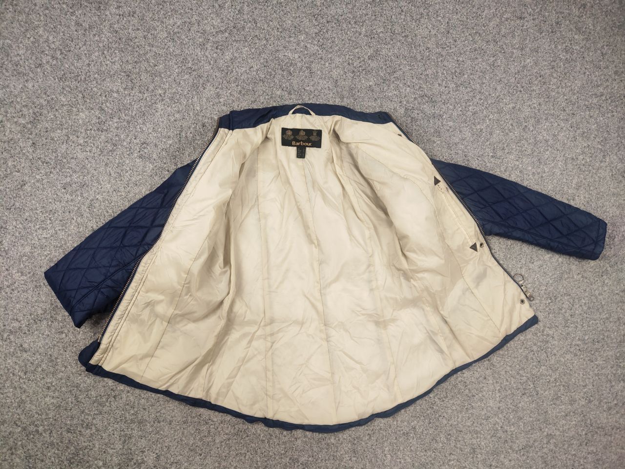 Barbour flyweight cavalry quilted Pocket Classic Zip jacket