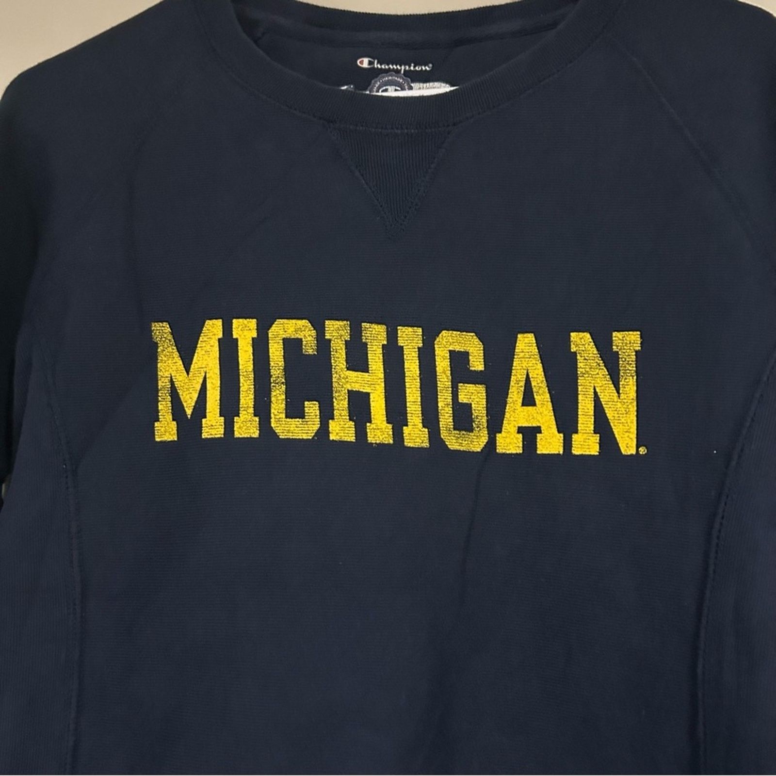 Champion Champion Michigan Wolverines Reverse Weave Sweatshirt Size US S / EU 44-46 / 1 - 2 Thumbnail