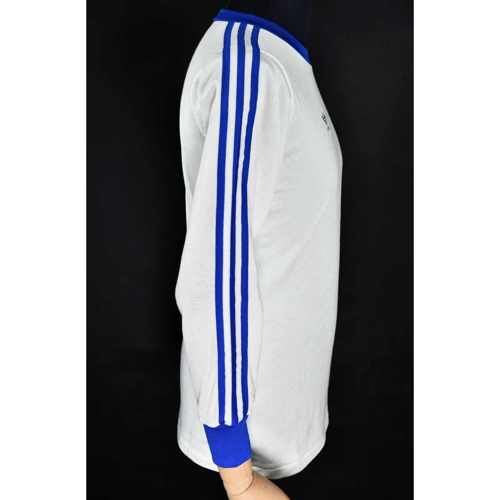 Adidas VINTAGE adidas West Germany Shirt Mens M White Jersey Regular Crew Neck Long Sleeve 50% Polyester 50% Cotton 50% Poly 100% Genuine New Without Tag Size US M / EU 48-50 / 2 - 6 Thumbnail