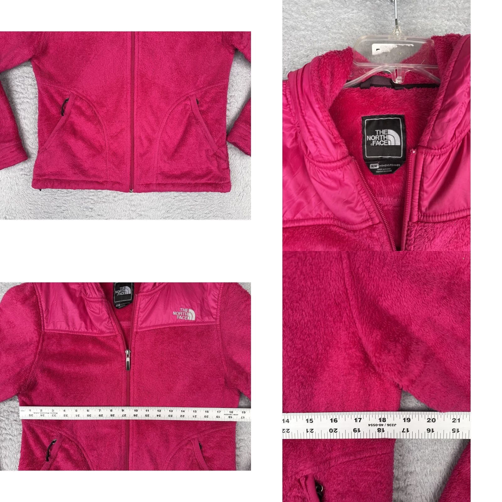 The North Face The North Face Jacket Womens M Pink Fuzzy Fleece Hooded Full Zip Denali Size M / US 6-8 / IT 42-44 - 8 Thumbnail