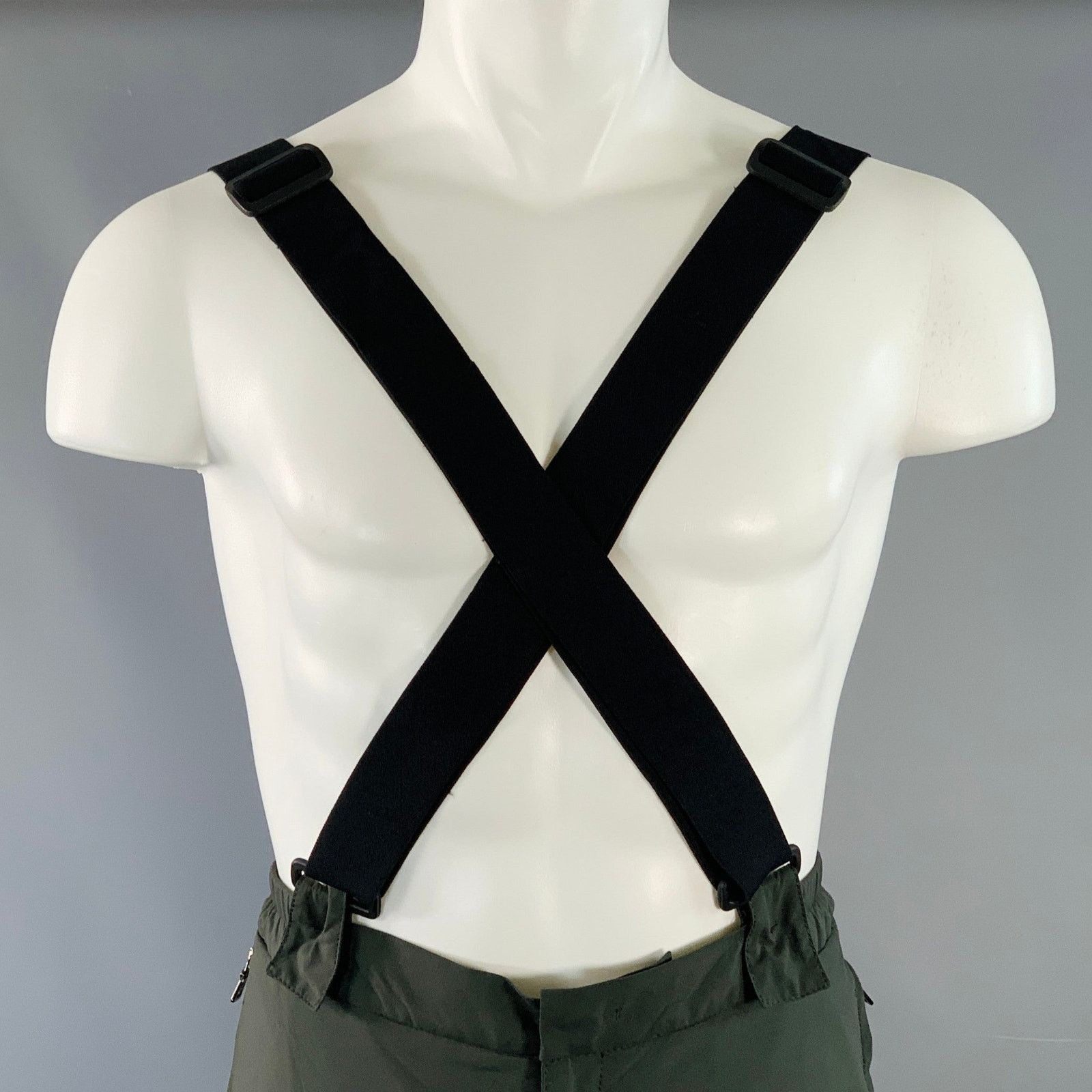 Prada PRADA SPORT Red Forest Green Nylon Ski Snow Set Size 40 Size XL / US 12-14 / IT 48-50 - 5 Thumbnail