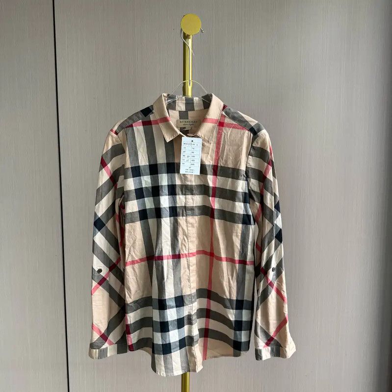 Burberry Burberry Khaki Cotton Women's Shirt Size S / US 4 / IT 40 - 1 Thumbnail