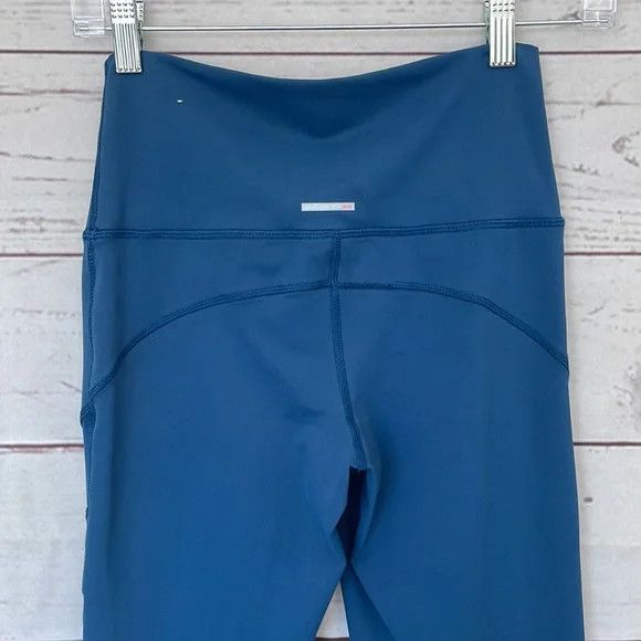American Eagle Outfitters AERIE Blue Chill Play Move Moto 7/8 Leggings Size Small Size 26" / US 2 / IT 38 - 6 Thumbnail