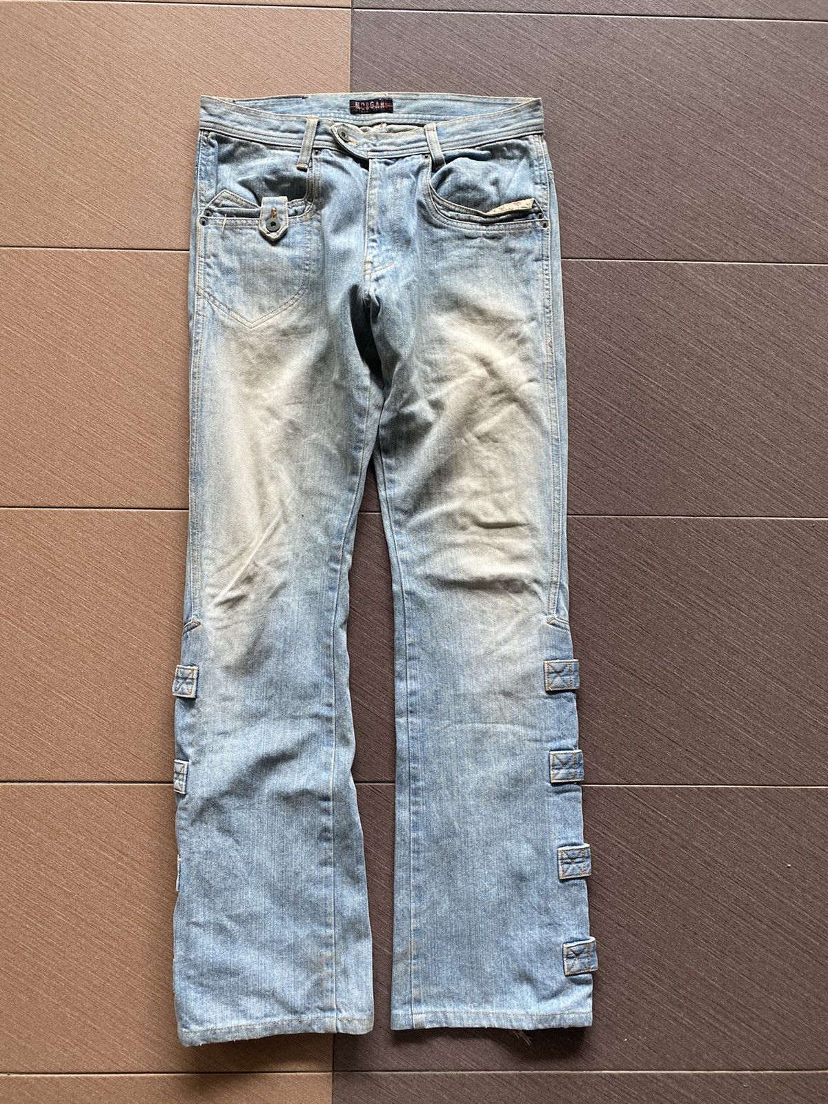 Morgan Homme MORGAN HOMME FLARED BONDAGE PANT Size US 32 / EU 48 - 1 Thumbnail