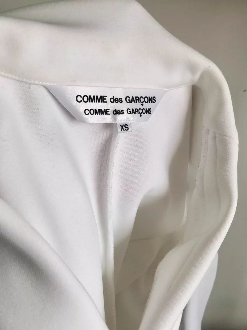 Comme des Garcons Comme Des Garcons Milky white pleated deconstructed suit Size XS / US 0-2 / IT 36-38 - 6 Thumbnail