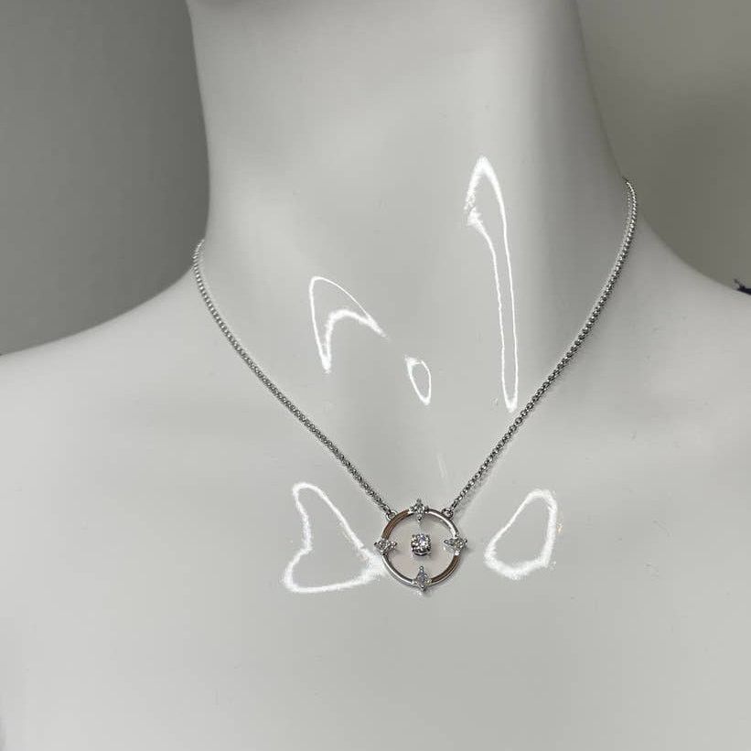 Swarovski swarovski North necklace White, Rhodium plated Size ONE SIZE - 8 Thumbnail