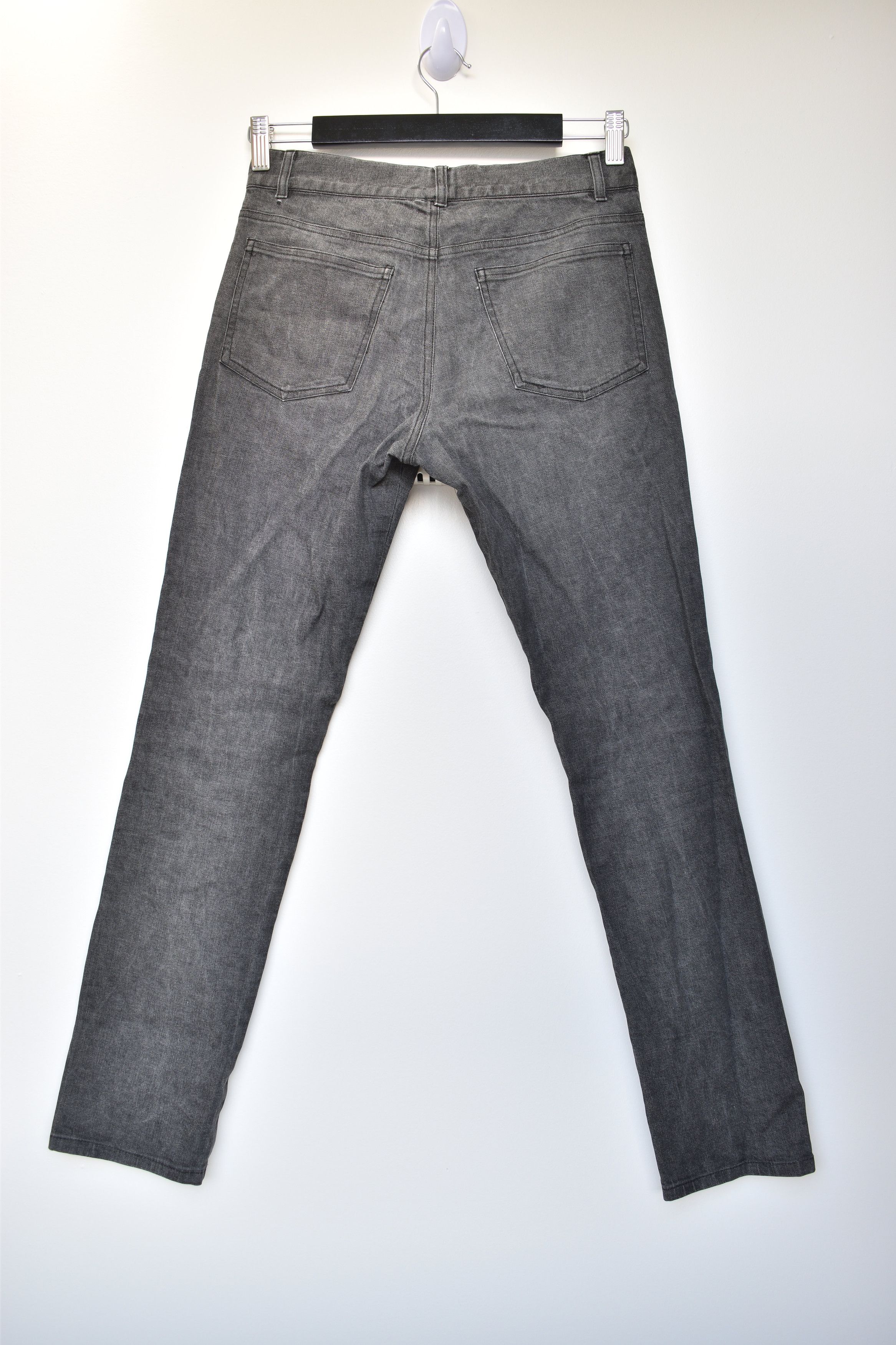 Raf Simons Raf Simons AW06-07 Satin Stripe Skinny Jeans Faded Denim Size US 28 / EU 44 - 2 Thumbnail
