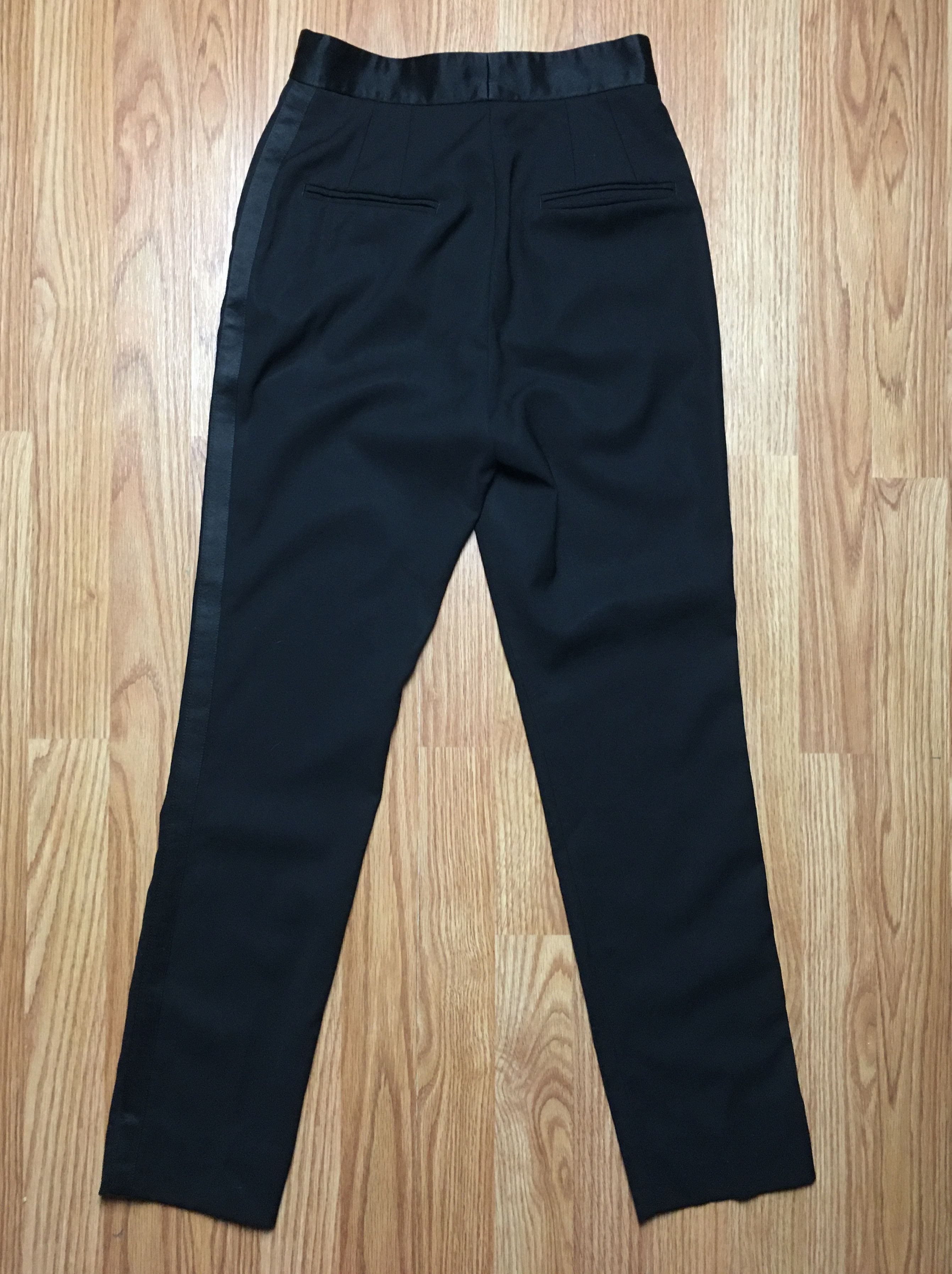 Dolce & Gabbana Dolce & Gabbana Wool Silk Elegant Womens Pants IT 38 Size 26" / US 2 / IT 38 - 3 Thumbnail