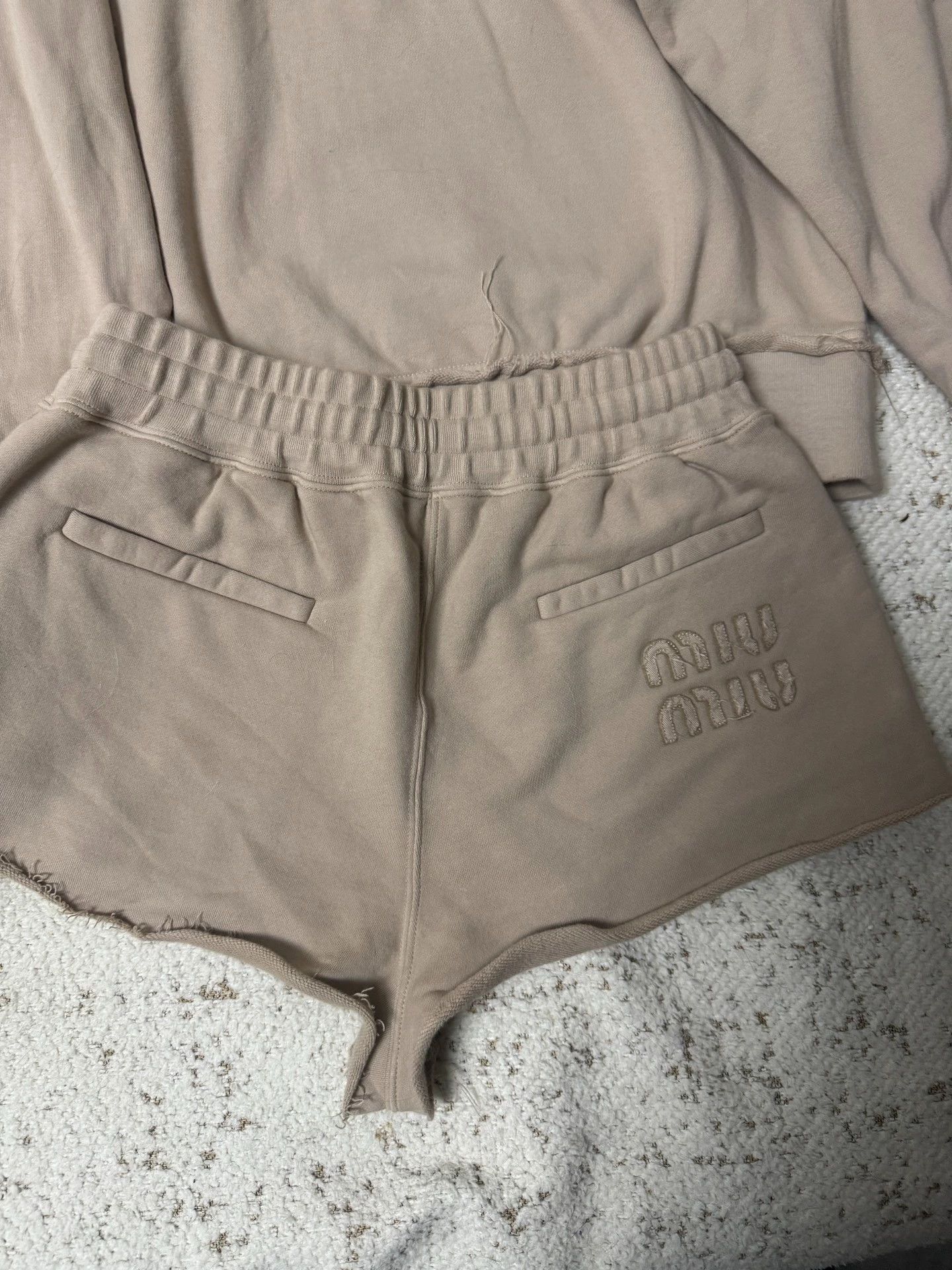 Miu Miu MIU MIU Set XS Top 38 Shorts 99 New Authentic Size XS / US 0-2 / IT 36-38 - 3 Thumbnail