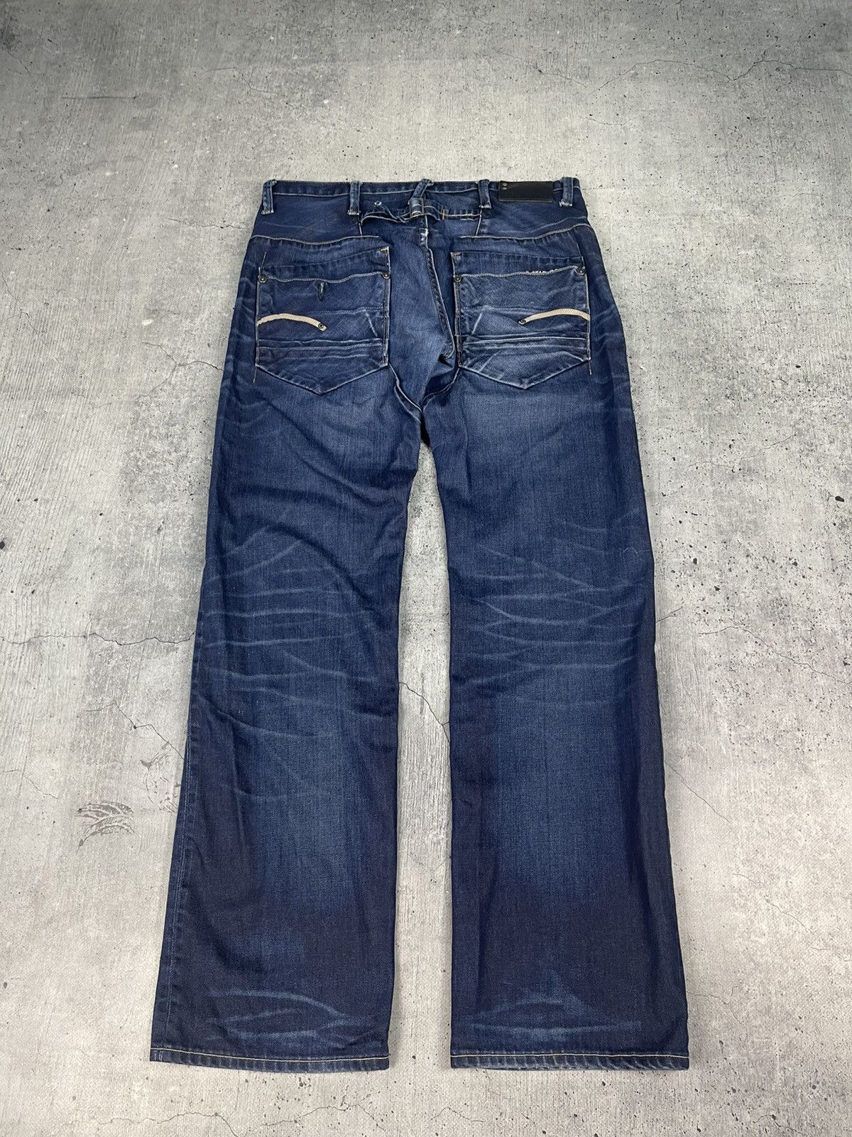Japanese Brand crazy bondage g star raw vintage jeans if six was nine y2k Size US 34 / EU 50 - 1 Thumbnail