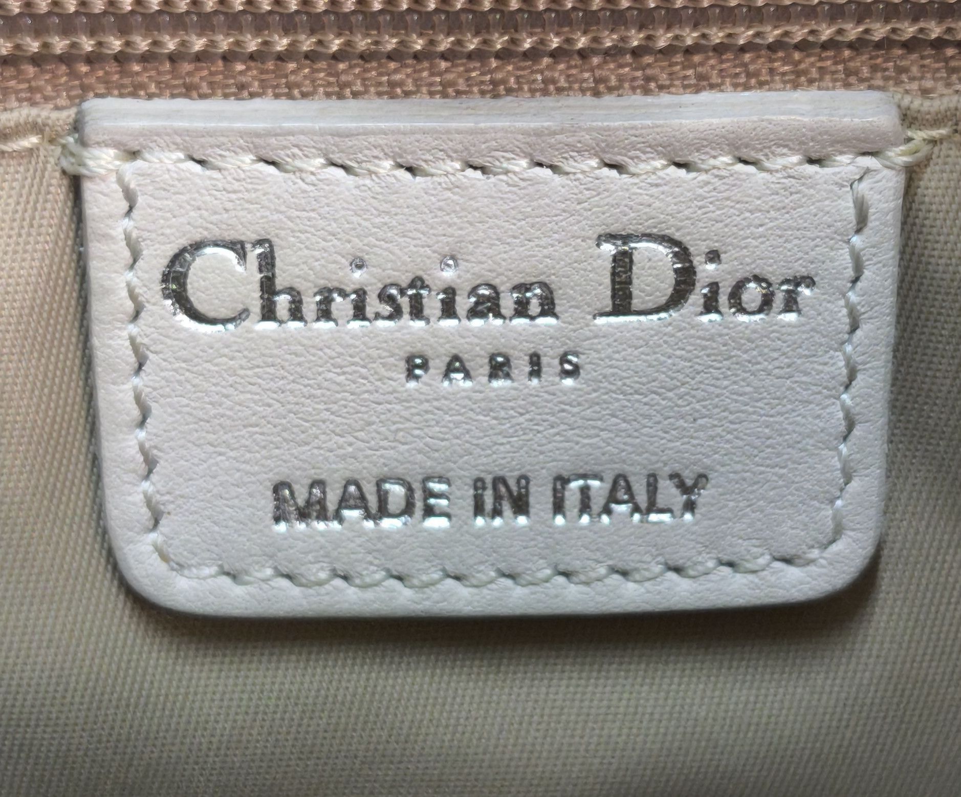 Dior Christian Dior 2007 Shoulder Bag Cream- John Galliano Size ONE SIZE - 13 Thumbnail