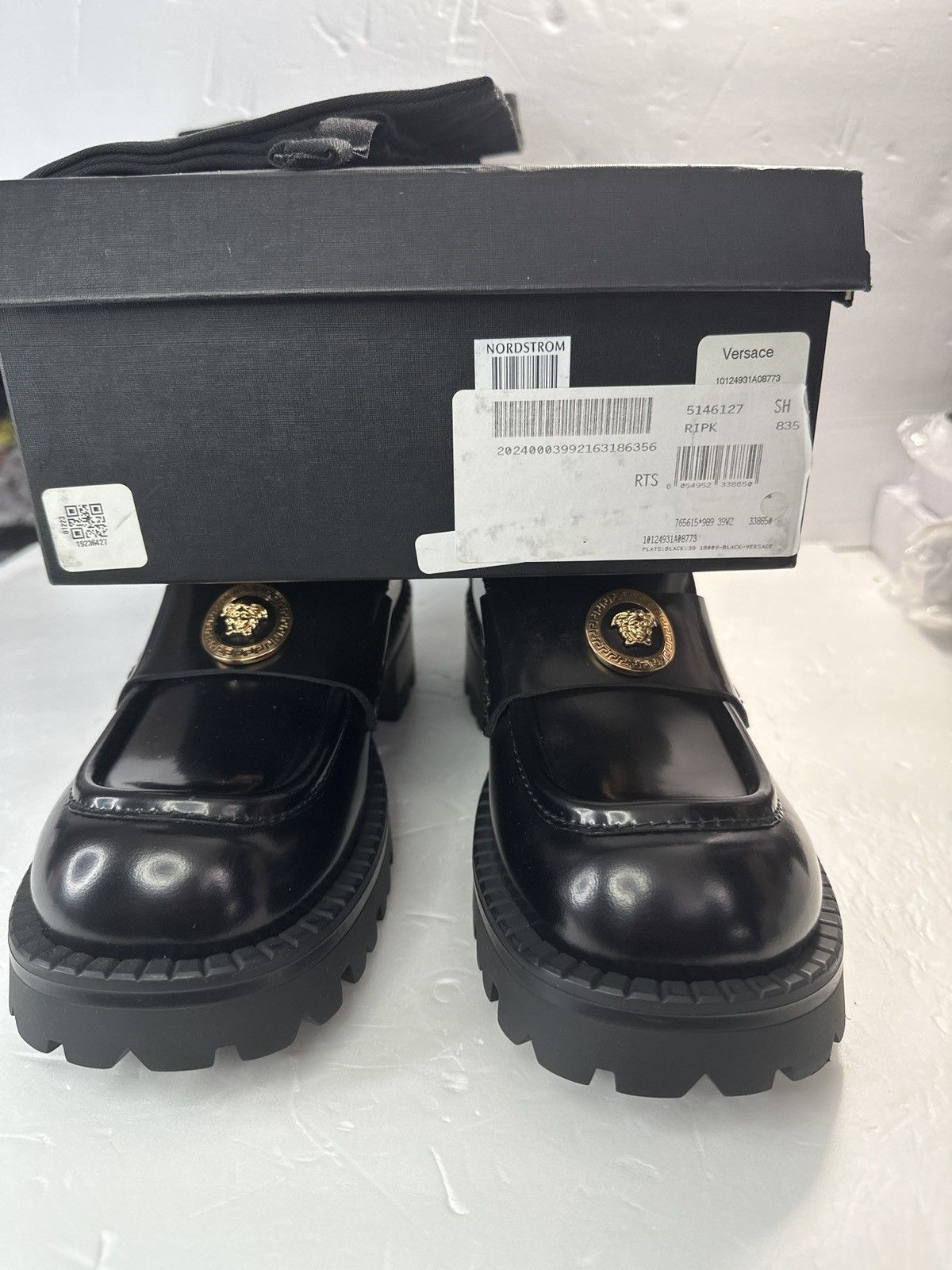 Versace VERSACE ALIA PLATFORM LOAFERS 35 MM Size US 9 / IT 39 - 21 Thumbnail