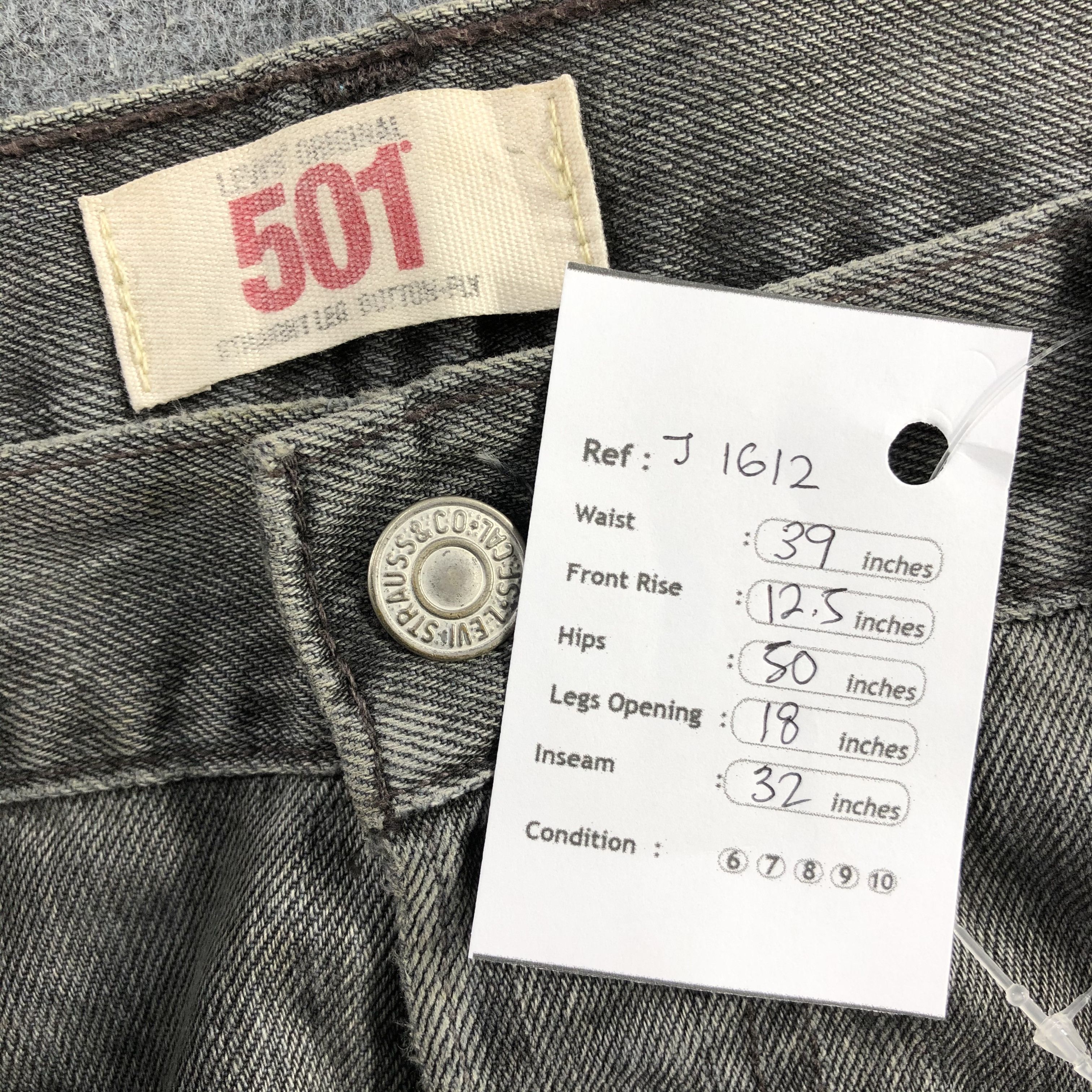 Levi's Vintage Levis 501 Earth Tone Jeans-J1612 Size US 39 - 13 Thumbnail