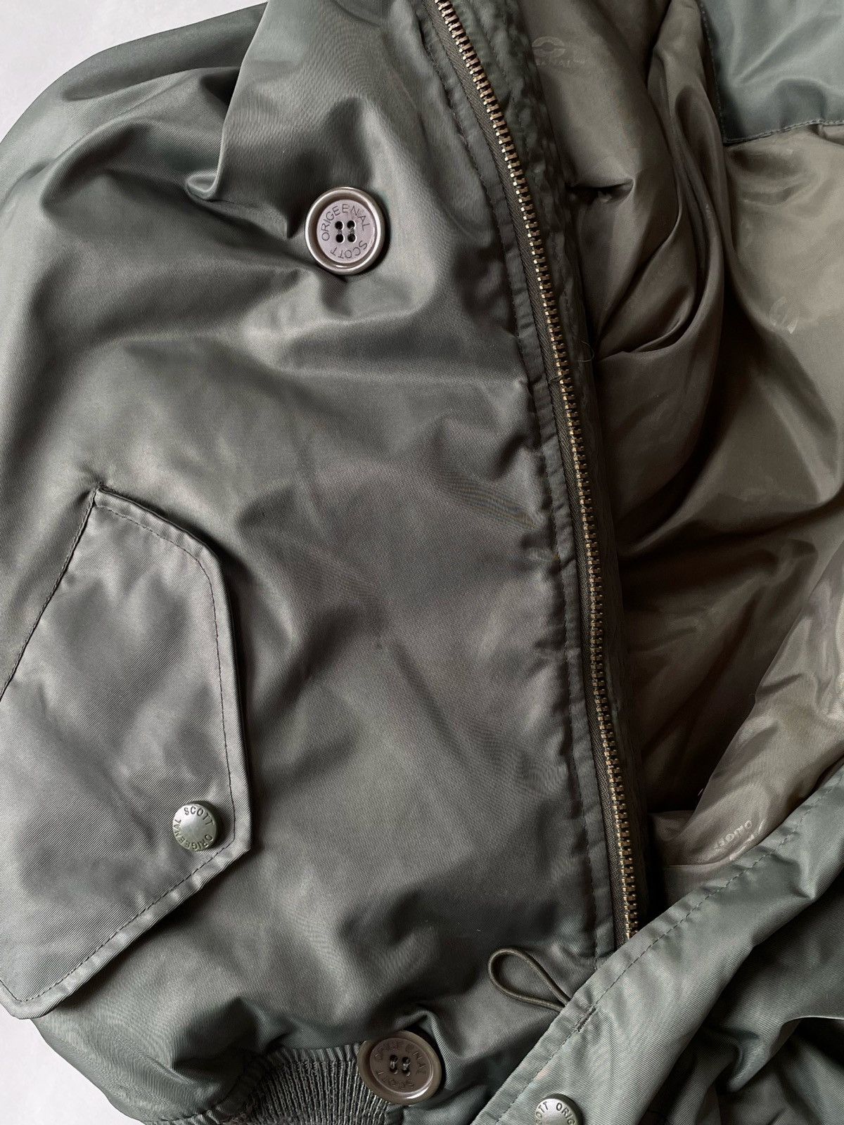 Vintage Vintage Scott fly bomber jacket Y2K Japanese style Size M / US 6-8 / IT 42-44 - 14 Thumbnail