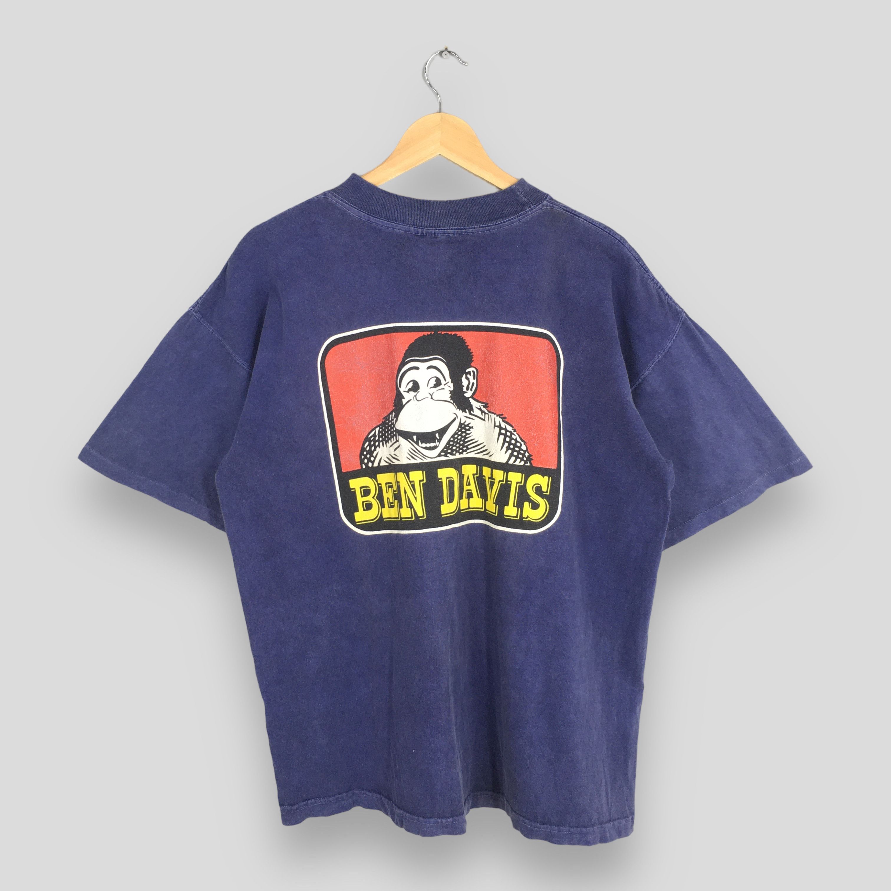 Ben Davis × Vintage Vintage 90s Ben Davis Blue Tshirt Medium Size US M / EU 48-50 / 2 - 1 Thumbnail