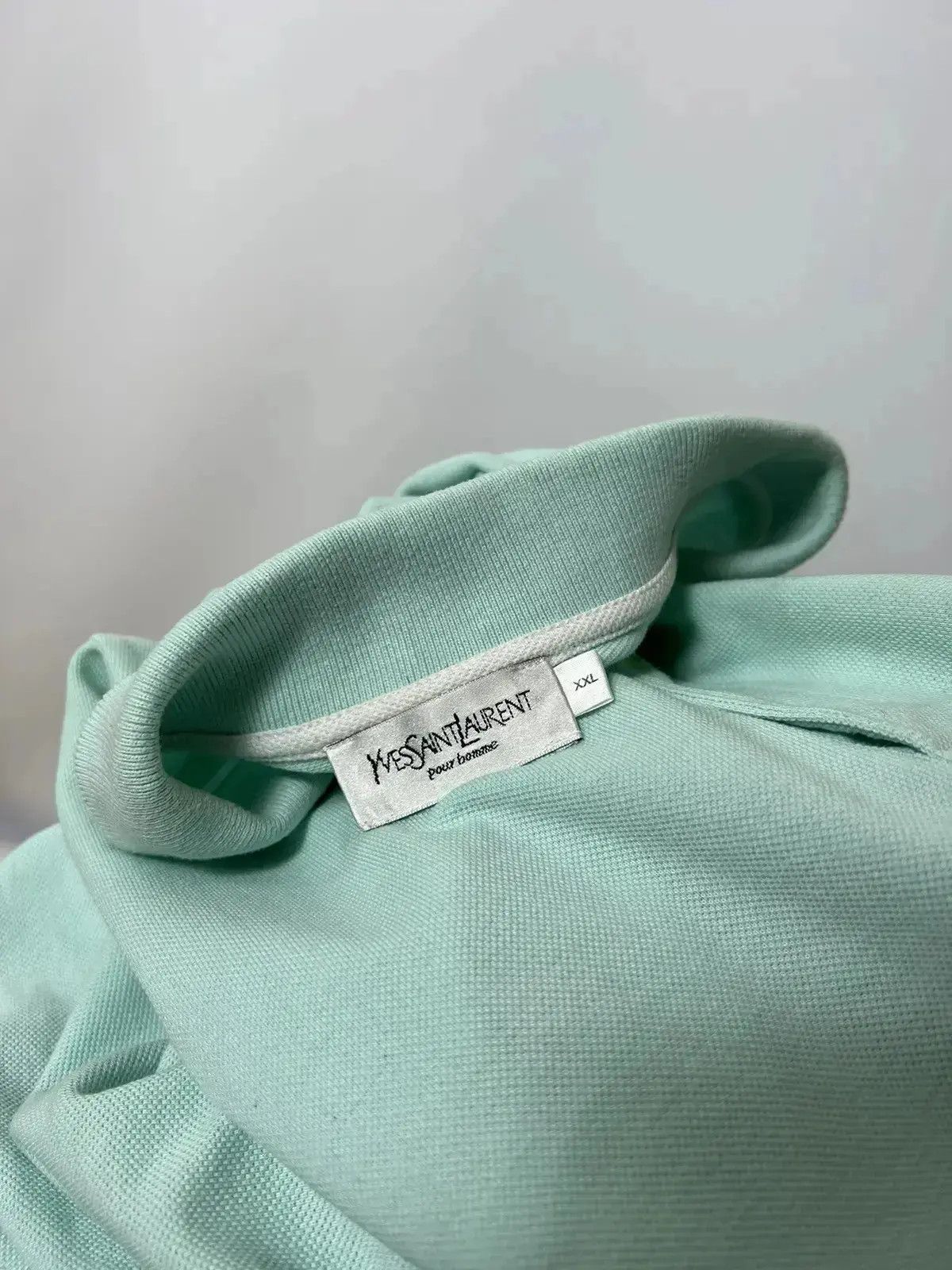 Vintage × Yves Saint Laurent Vintage Yves Saint Laurent small embroidered logo T-shirt Size US XXL / EU 58 / 5 - 4 Thumbnail