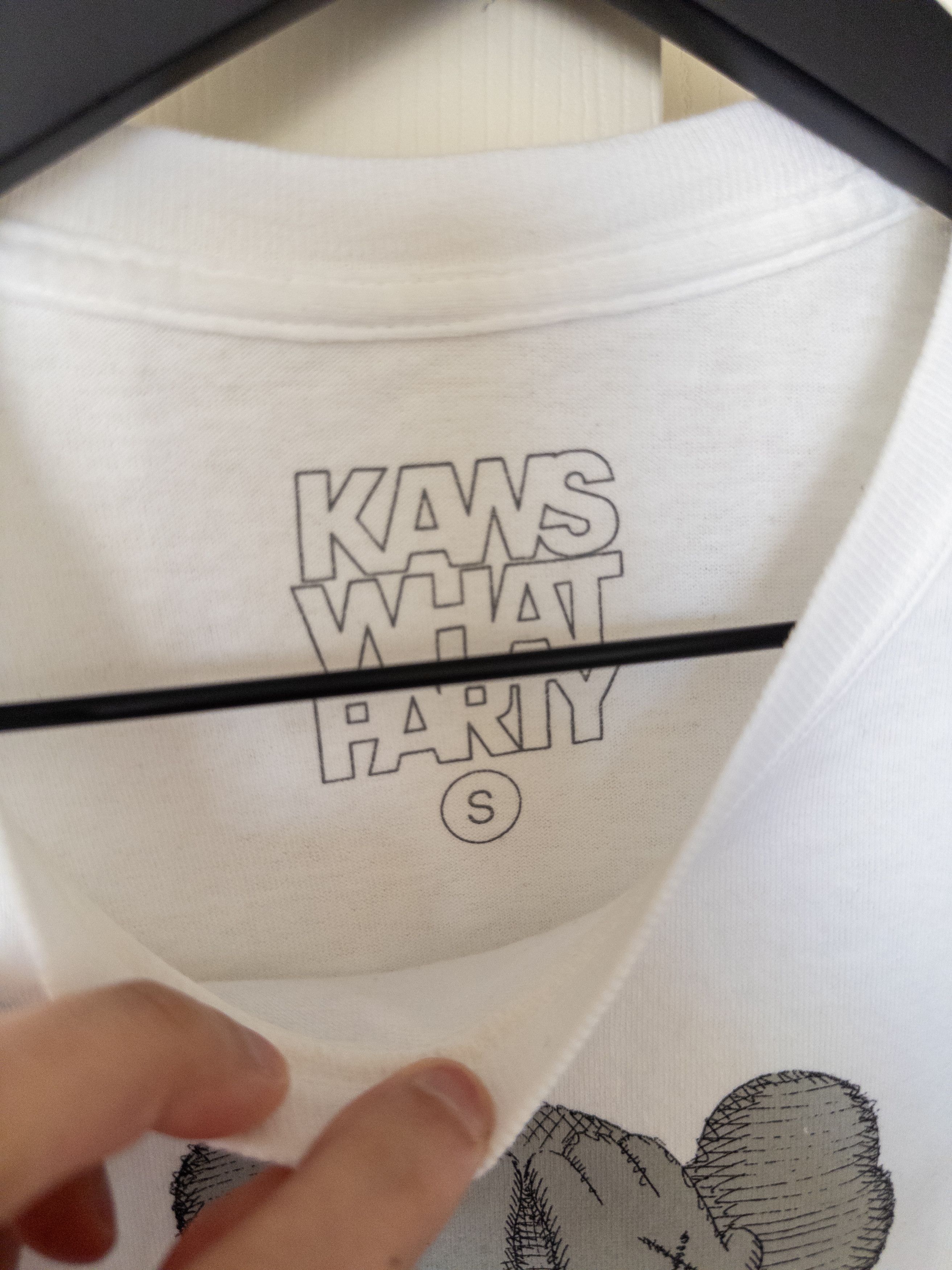 Kaws KAWS WHAT PARTY BROOKLYN MUSEUM 2021 SPACE TEE WHITE GREY Size US S / EU 44-46 / 1 - 2 Thumbnail