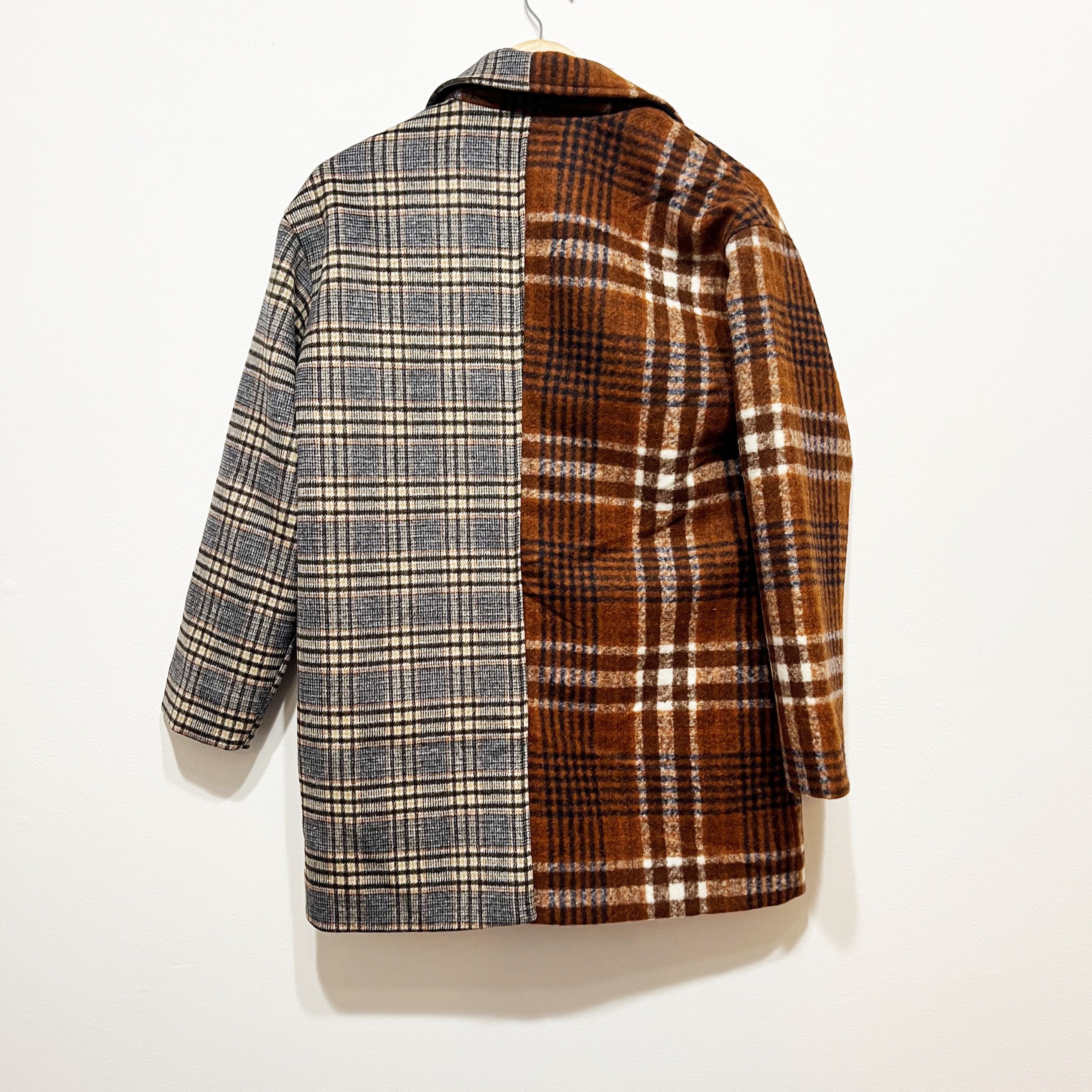 Other NEW Dolce Cabo Oversized Mixed Plaid Size M / US 6-8 / IT 42-44 - 4 Thumbnail