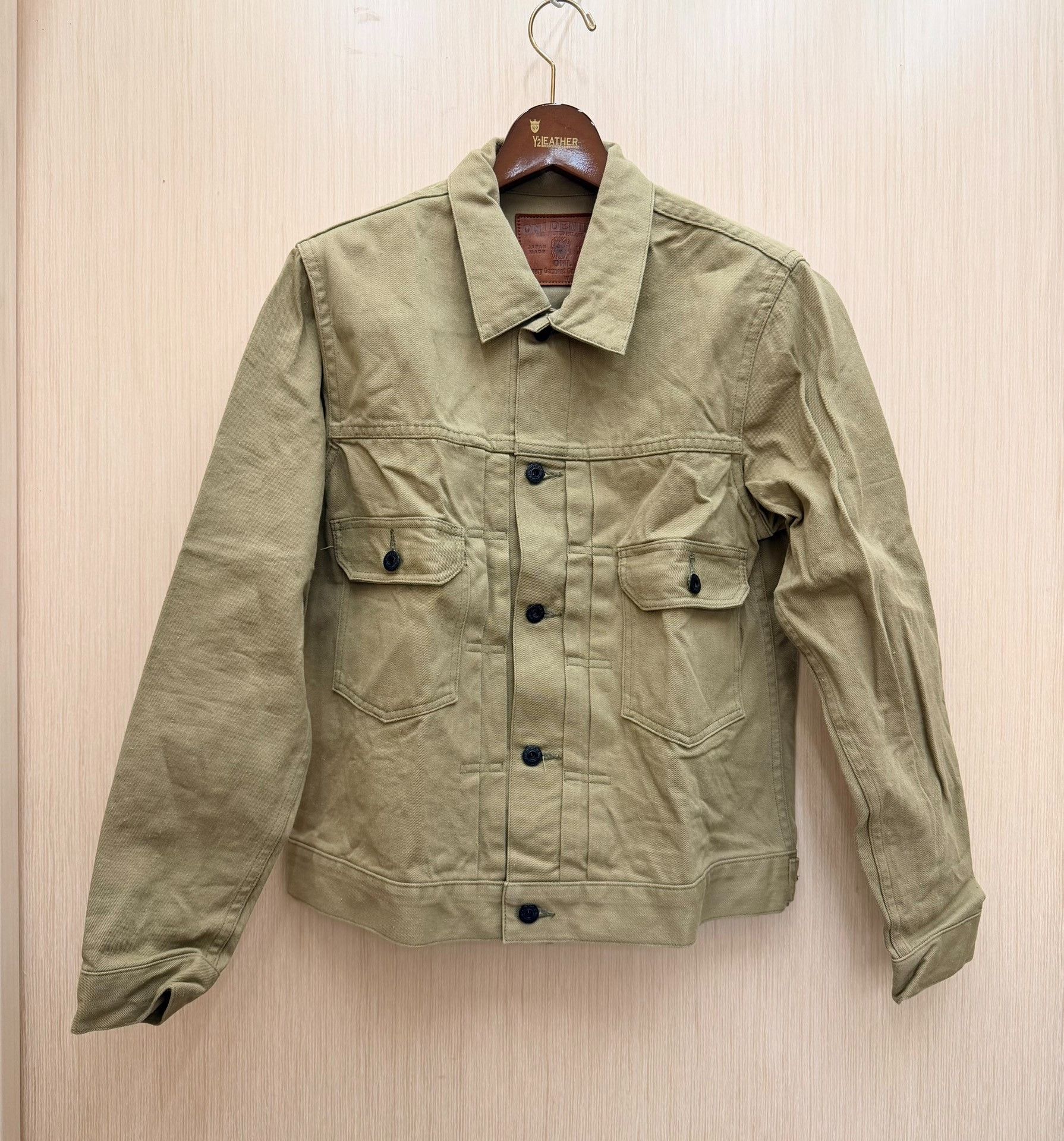 Oni ONI DENIM Sulfur Heavy Oxford Jacket 14oz Size US XXS / EU 40 - 1 Thumbnail