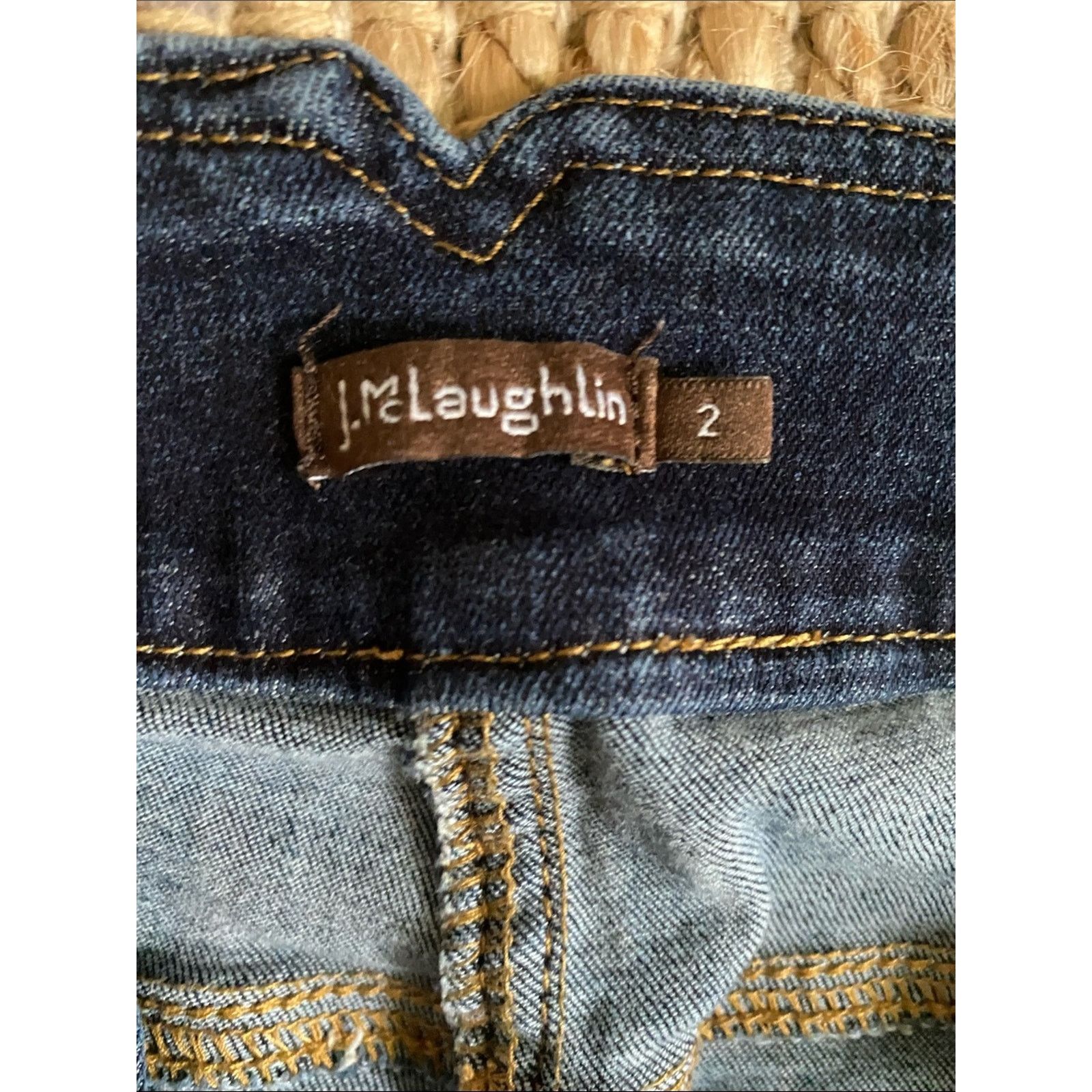 J.McLaughlin J McLaughlin Hastings Stretch Jeans sailor Nautical 2 EUC Size 26" / US 2 / IT 38 - 3 Thumbnail