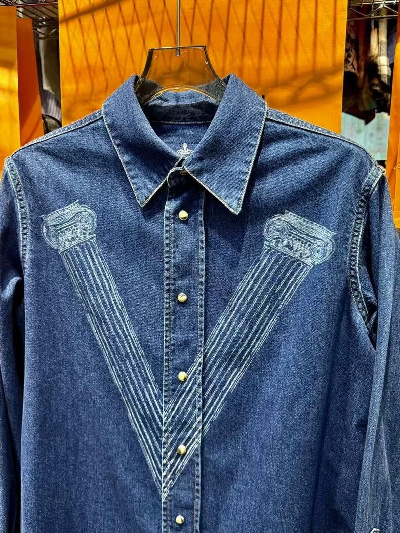 Vivienne Westwood Vivienne Westwood Denim Shirt Jacket Size M Size US M / EU 48-50 / 2 - 8 Thumbnail