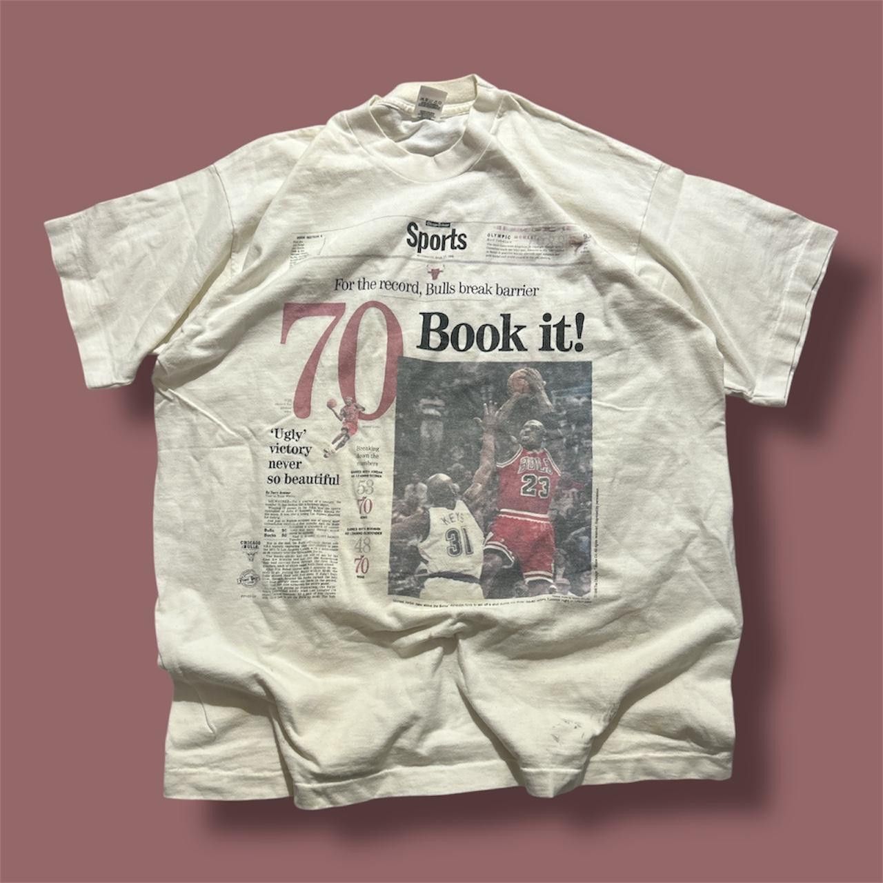 Fruit Of The Loom Vintage 90s Chicago Bulls Michael Jordan Size US XL / EU 56 / 4 - 1 Thumbnail