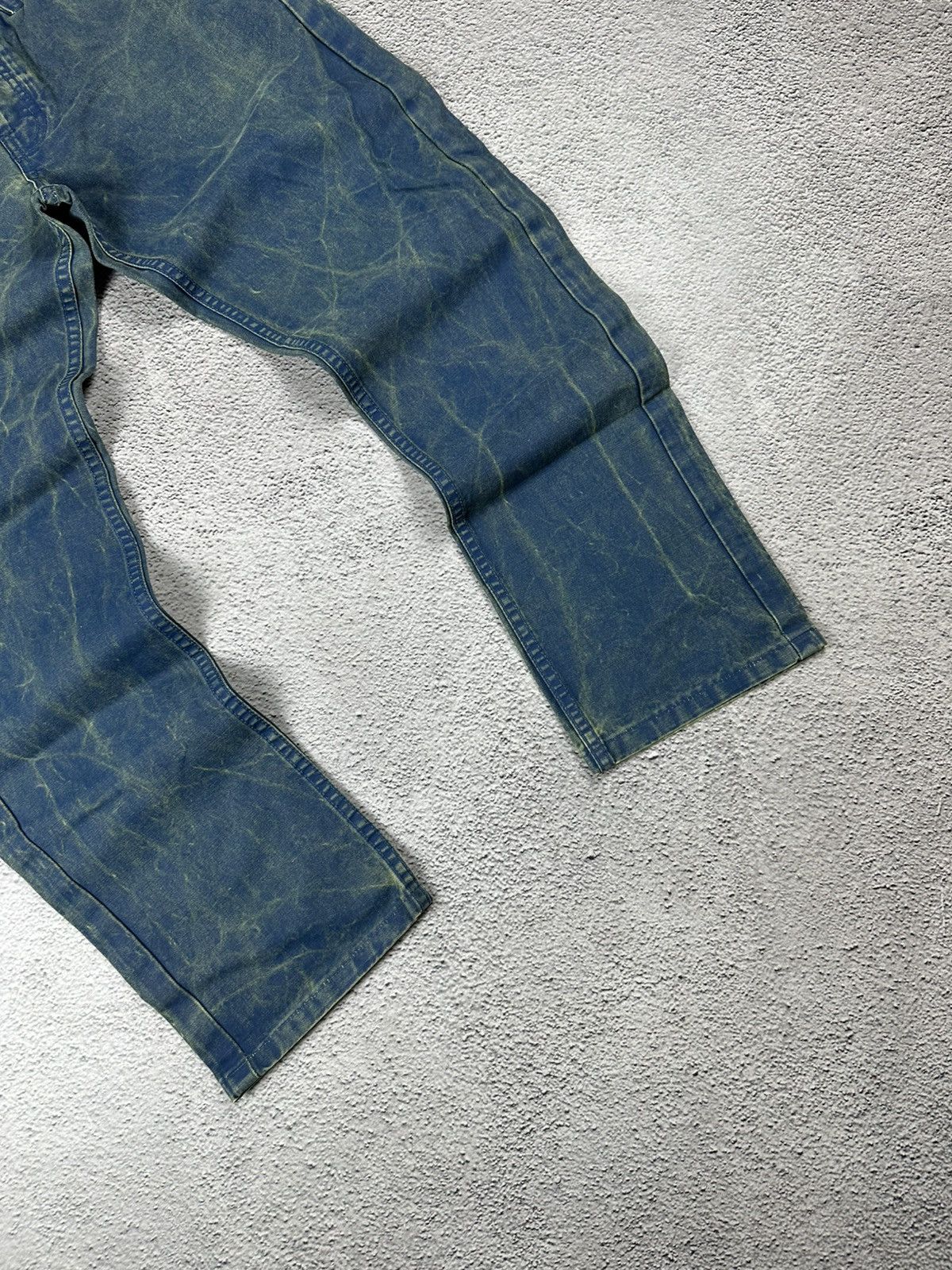 Japanese Brand Wildground Workwear Jeans Baggy Fit Distressed Wash Y2K Size US 34 / EU 50 - 4 Thumbnail
