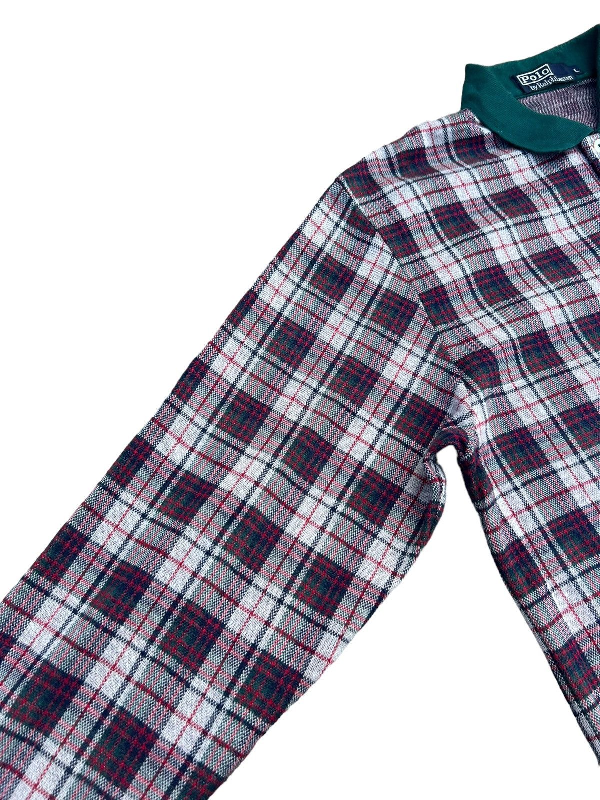 Polo Ralph Lauren Vintage 90s Polo Ralph Lauren Checkered Polo Shirt Size US L / EU 52-54 / 3 - 5 Thumbnail