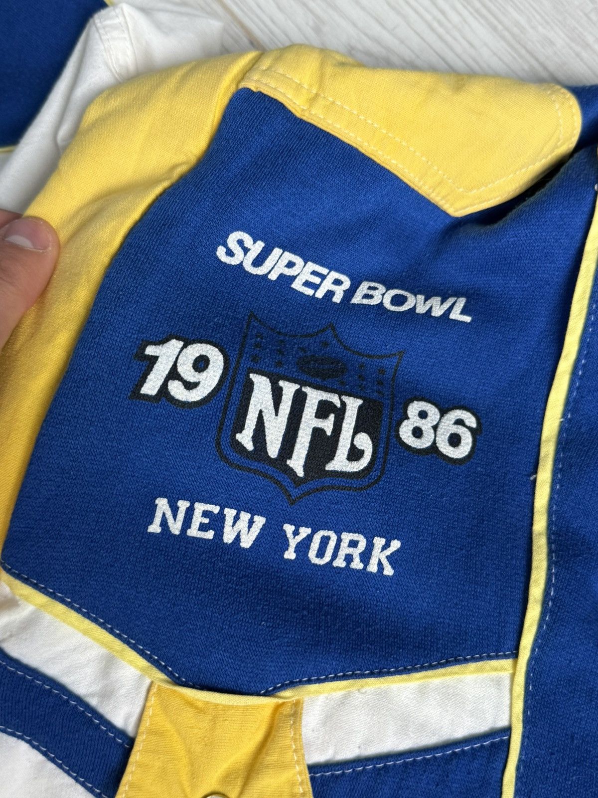 NHL × Vintage Vintage NFL New York Giants Super Bowl 1986 bomber jack 56 Size US M / EU 48-50 / 2 - 5 Thumbnail