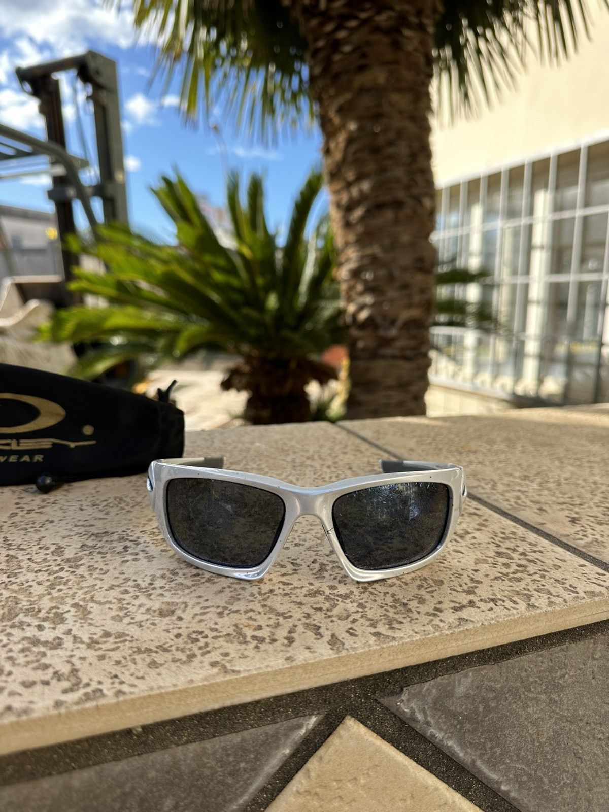 Oakley Oakley Sunglasses Scalpel Grey OO9095-07 Size ONE SIZE - 3 Thumbnail