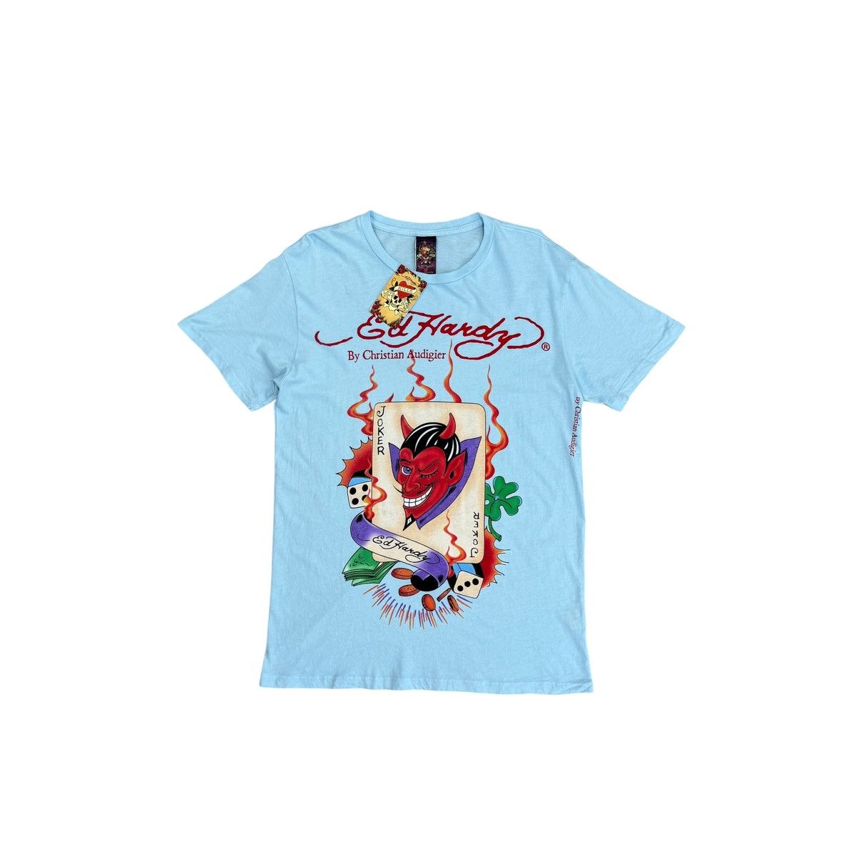Ed Hardy Ed Hardy by Christian Audigier Tattoo Joker Y2K Men T-Shirt Size US M / EU 48-50 / 2 - 1 Thumbnail