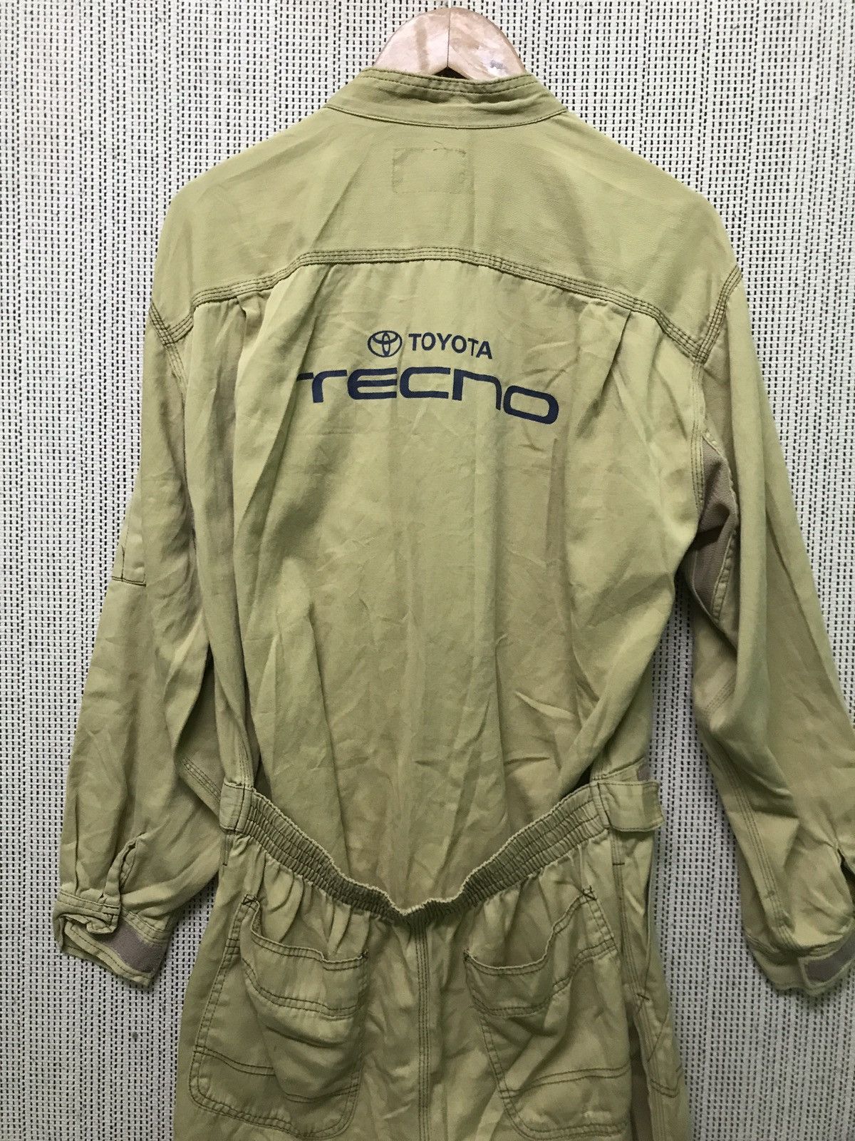Japanese Brand ‼️ vintage overall toyota tecno workers jacket Size US 31 - 3 Thumbnail