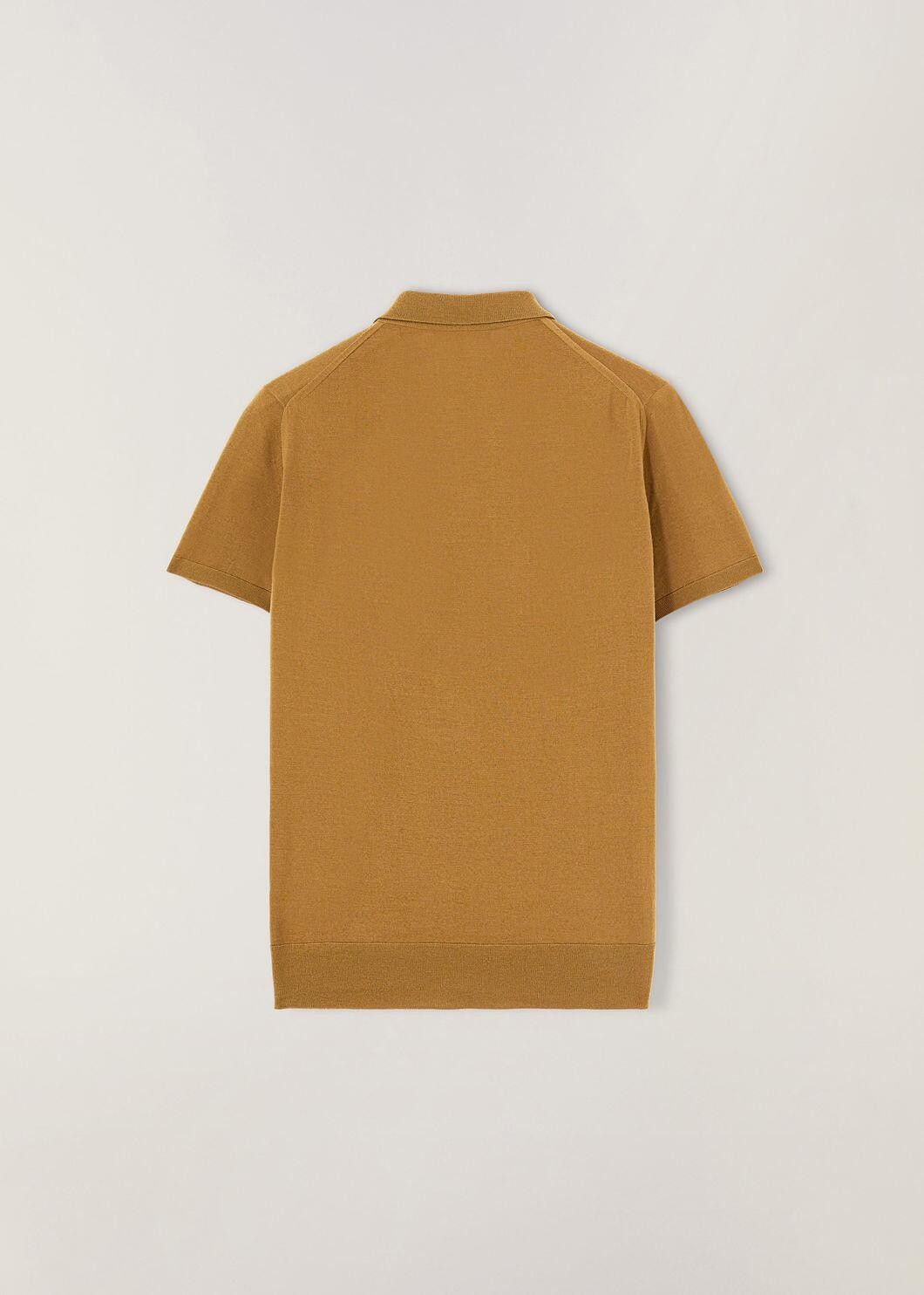 Loro Piana o1w1db10125 FAM9296 Polo Shirt in Mustard Yellow Size US M / EU 48-50 / 2 - 6 Thumbnail