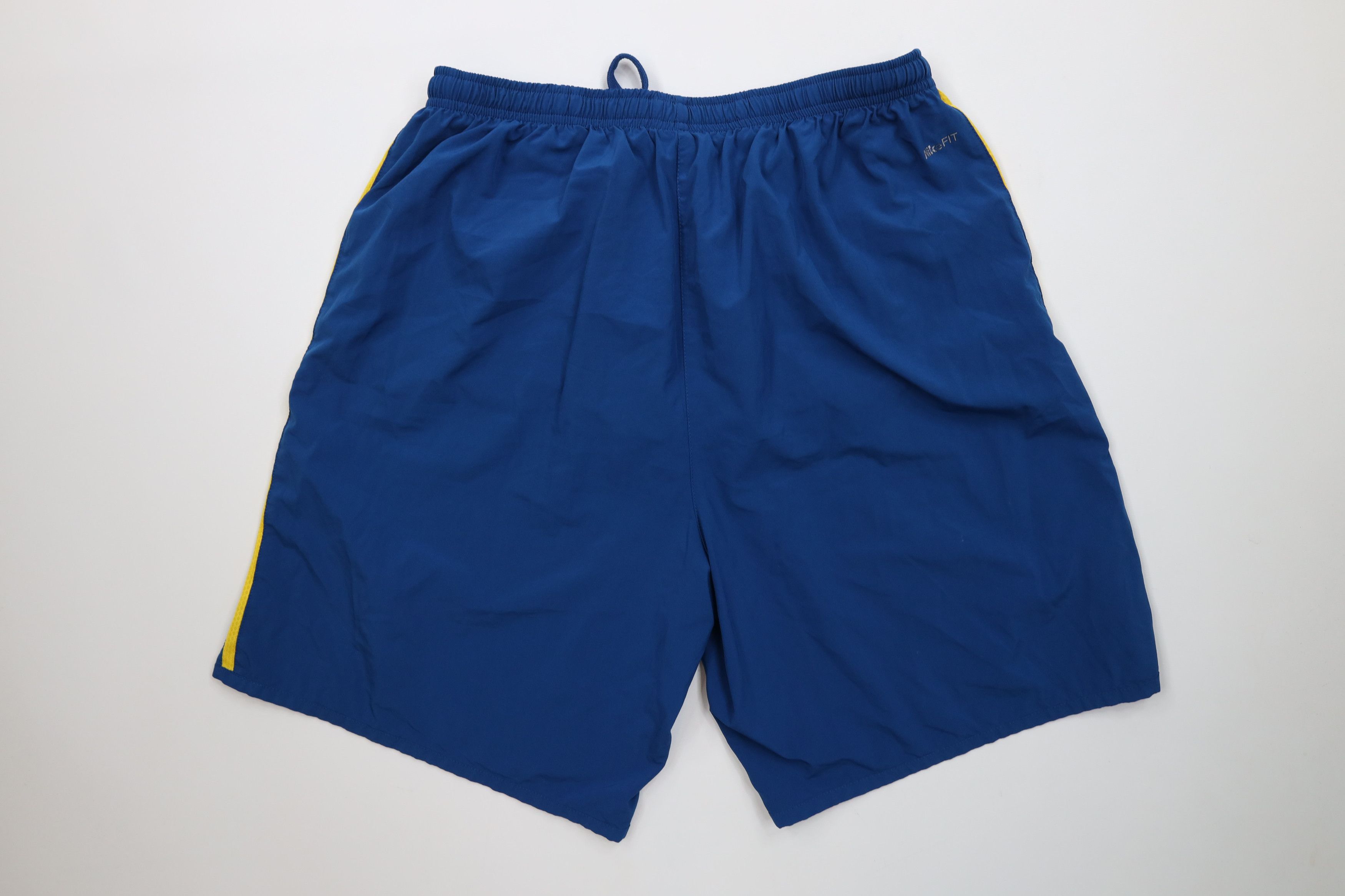 Nike Vintage Nike Scott Mini Swoosh Striped Lined Running Shorts Size US 34 / EU 50 - 9 Thumbnail