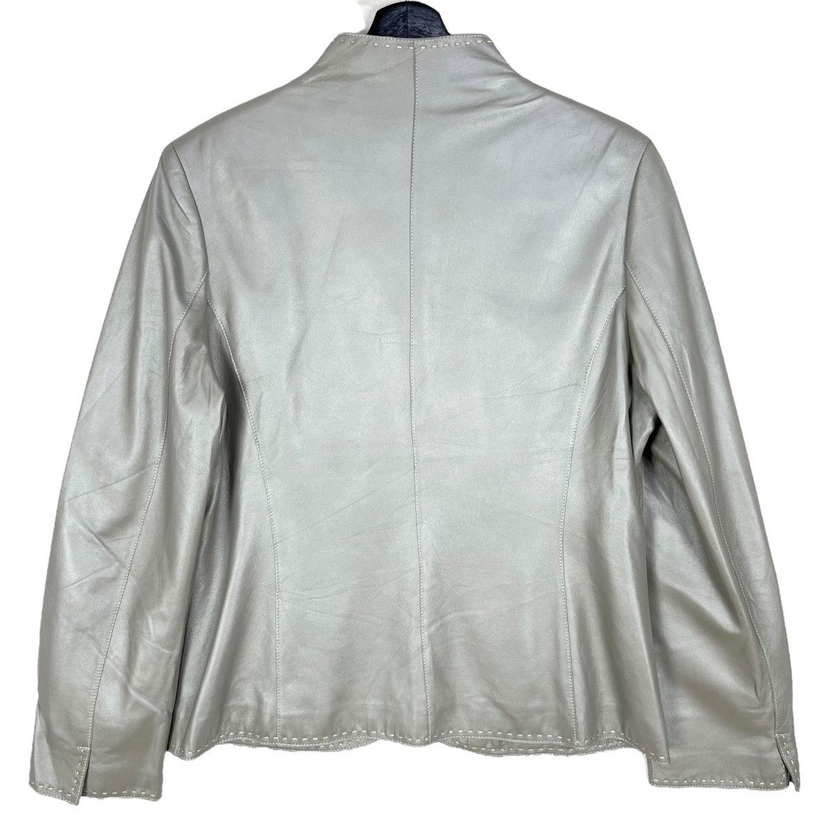 Balmain Balmain Paris Synthetic Leather Women Blazer Jacket Size M / US 6-8 / IT 42-44 - 10 Thumbnail