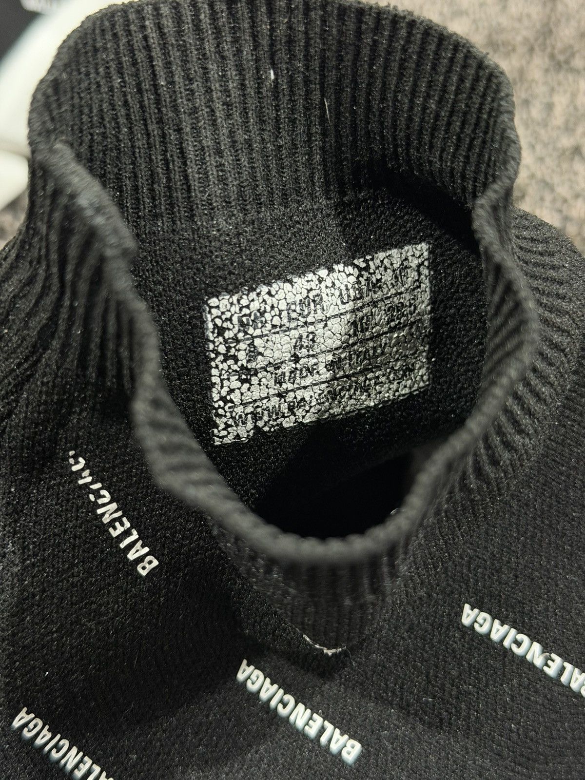 Balenciaga Balenciaga Monogram all Over Logo Speed Trainer Sneakers Size US 10 / EU 43 - 9 Thumbnail