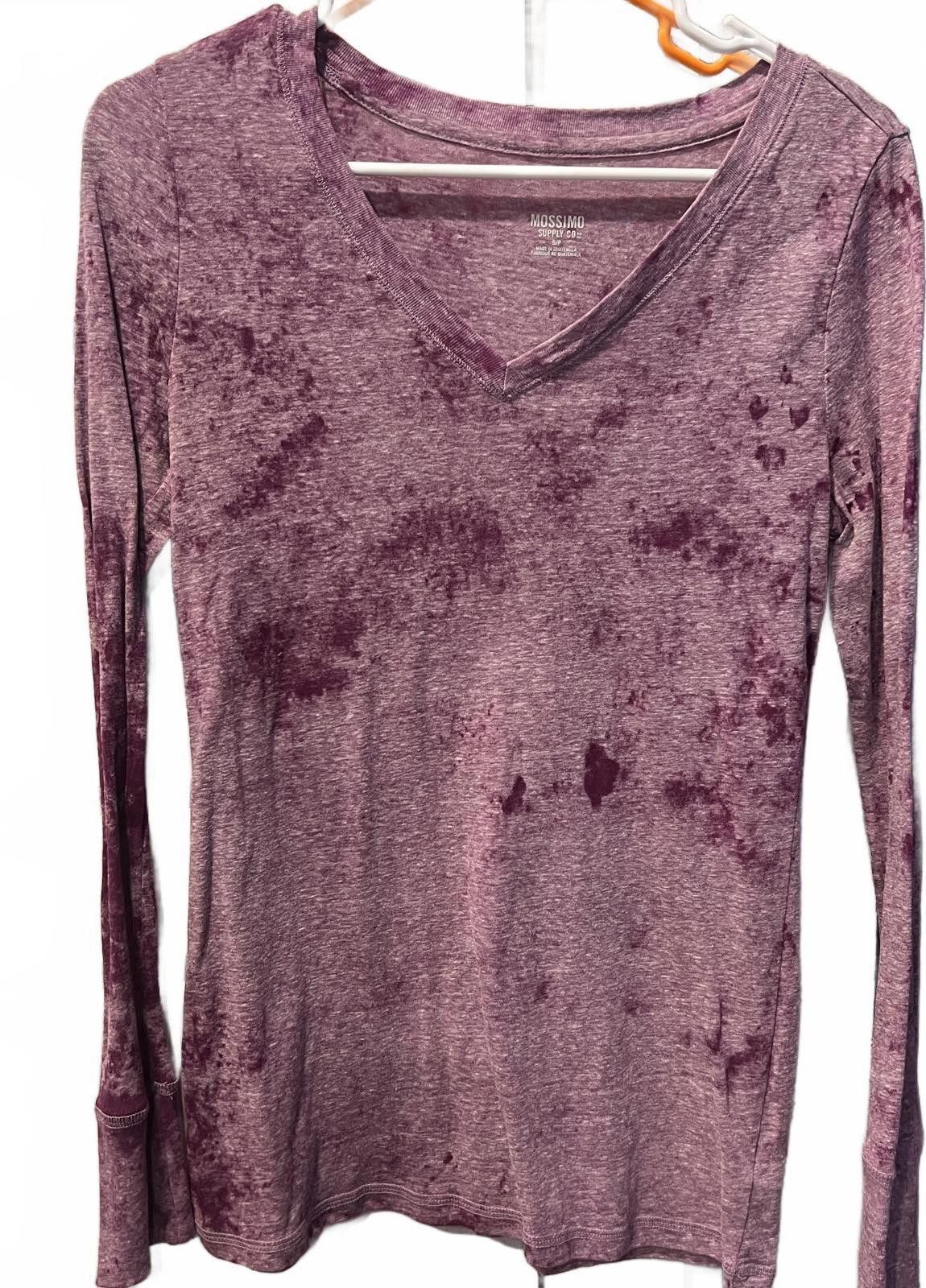 Other Mossimo Supply Co. Women's Long Sleeve V-Neck Top - Small Size S / US 4 / IT 40 - 1 Thumbnail