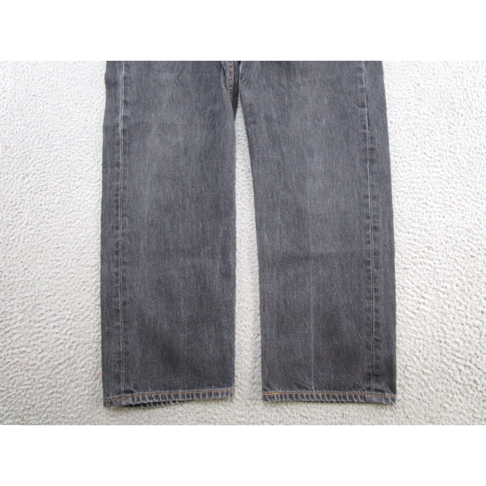Levi's Vintage Levi's 501 Jeans Black 36x30 Button Fly Straight 34x28 Men Regular Denim Cotton Jeans Y2K Mens Black Size US 36 / EU 52 - 2 Thumbnail